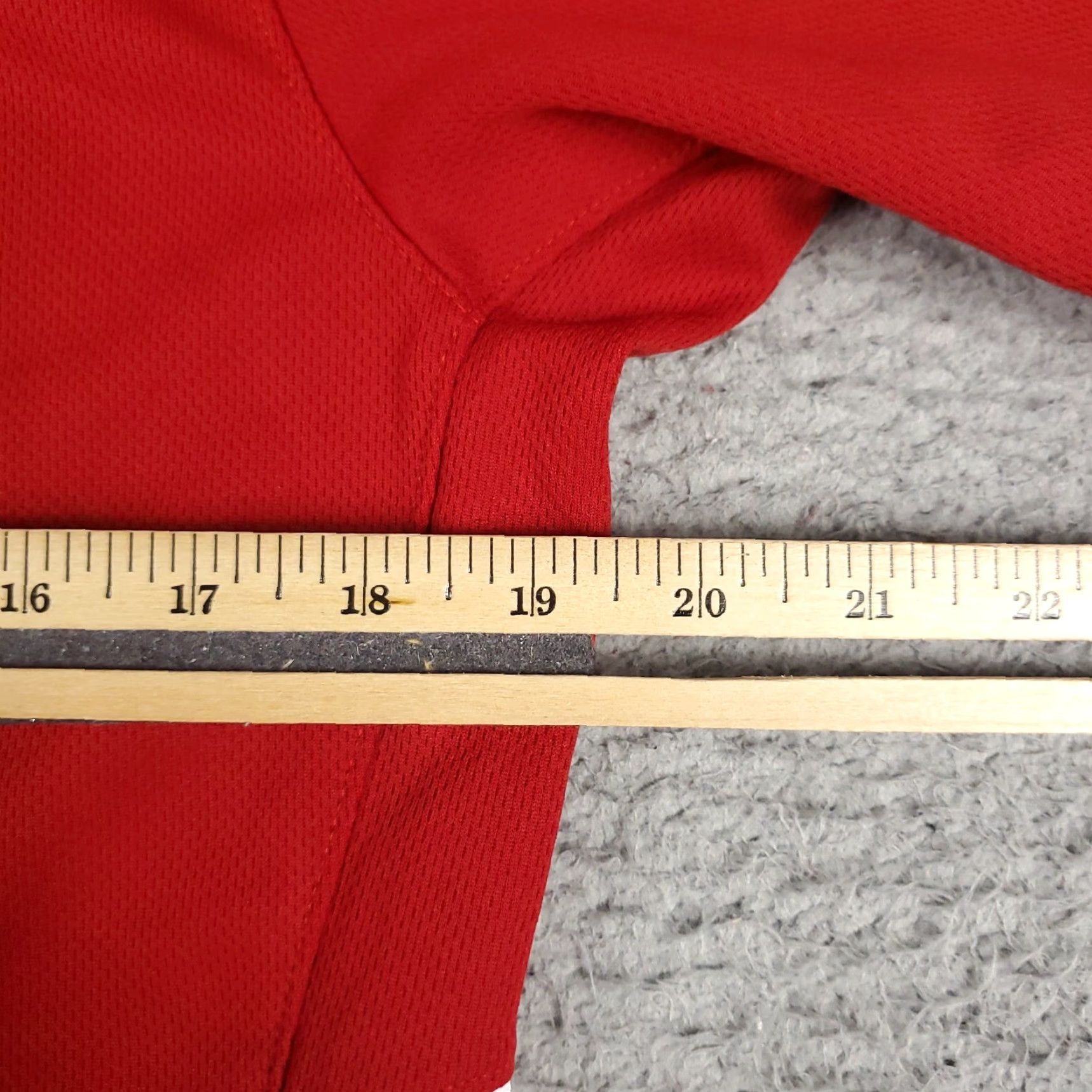 Adidas Adidas Shirt Mens M Red Baseball Button Pullover Short Sleeve Crew Neck Logo T-Shirt Athletic Urban Sports Mens Size US M / EU 48-50 / 2 - 6 Thumbnail