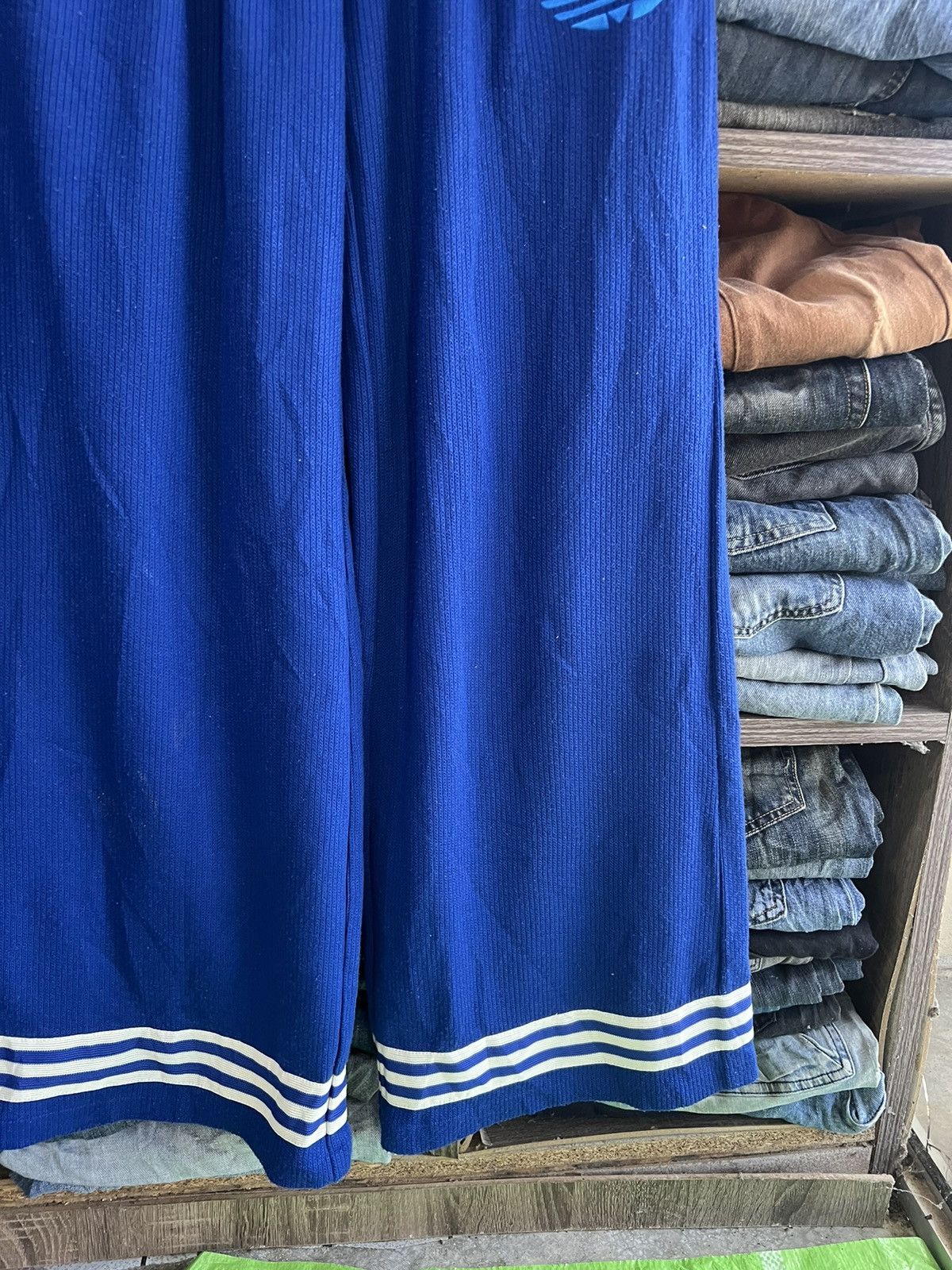 Adidas 🔥Adidas Originals Trefoil Wide Leg Knit Sweatpant Size US 26 / EU 42 - 9 Thumbnail