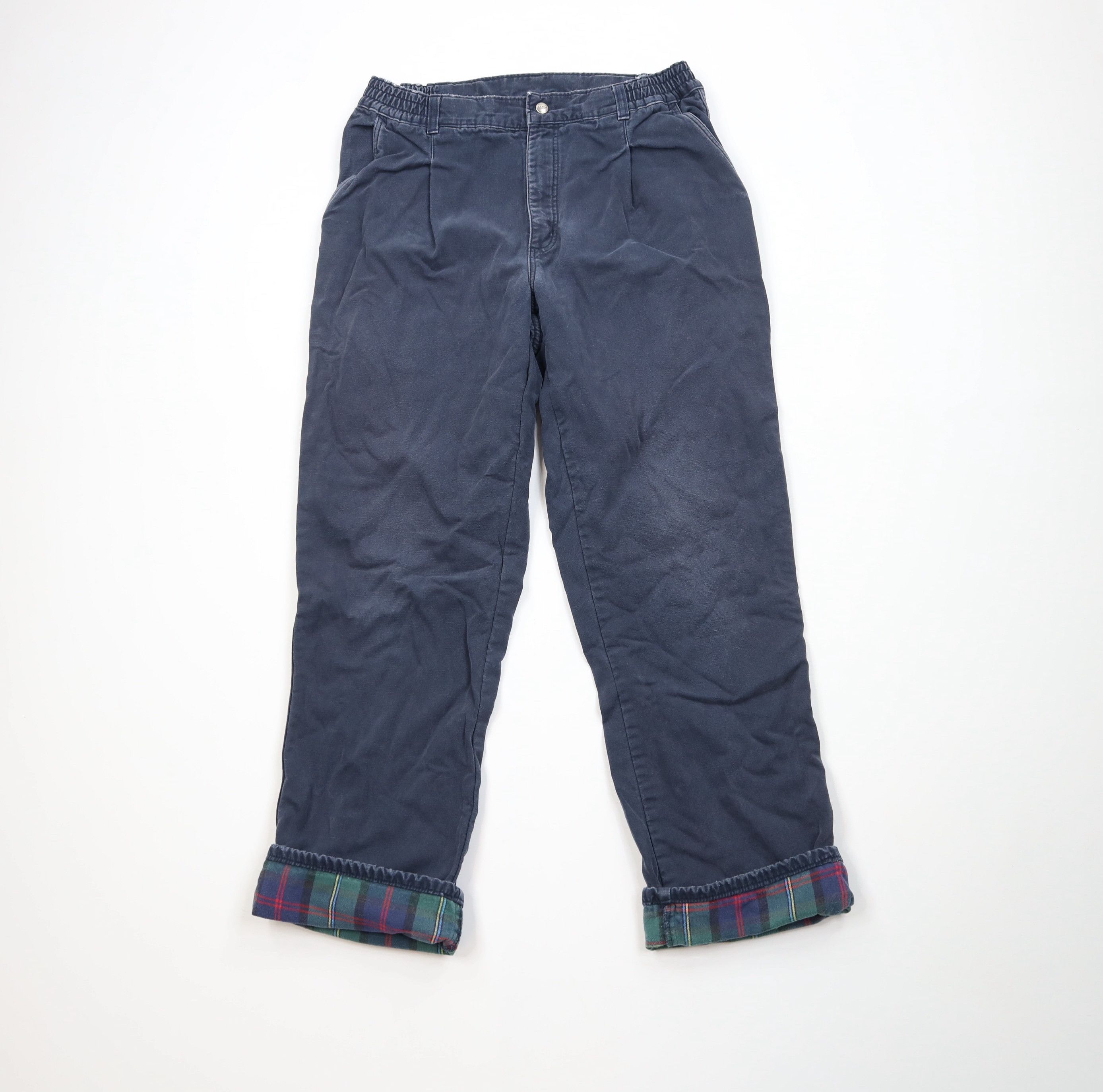L.L. Bean Vintage 90s LL Bean Lined Canvas Pathfinder Pants USA Size US 34 / EU 50 - 1 Thumbnail