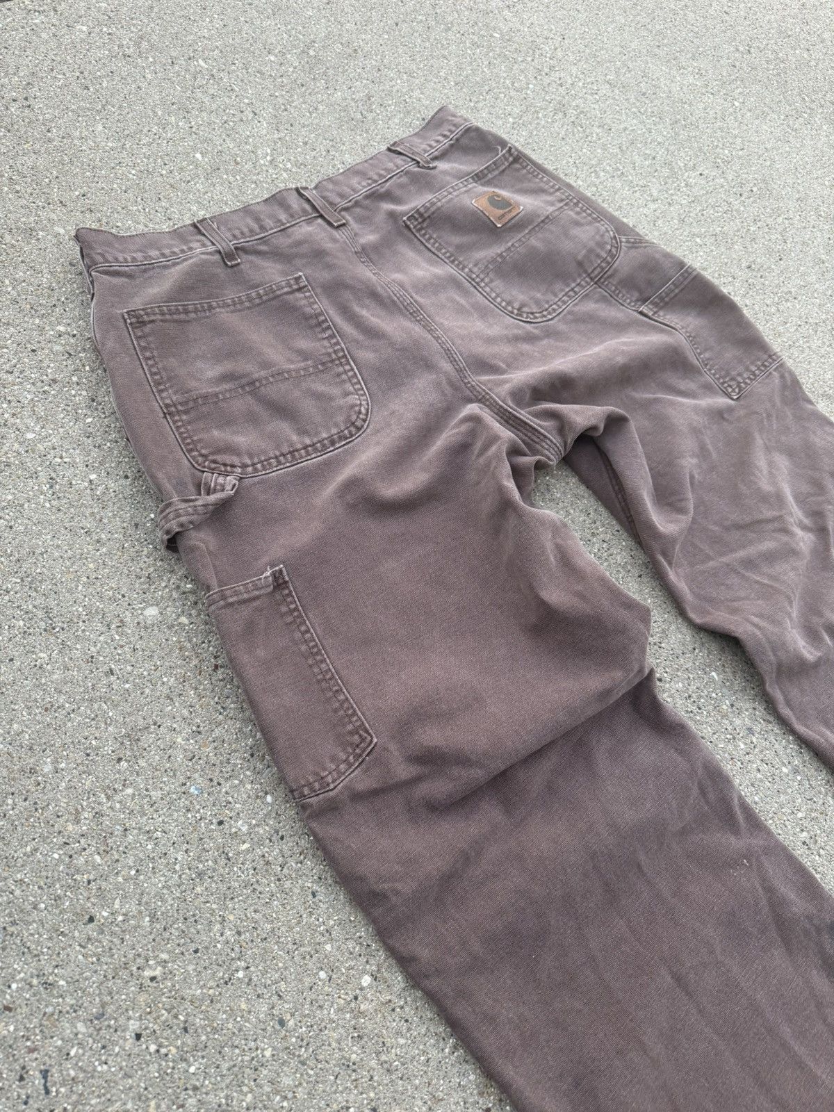 Carhartt Vintage 90s B11 CHT Brown Carhartt Carpenter Pants Size US 34 / EU 50 - 4 Thumbnail