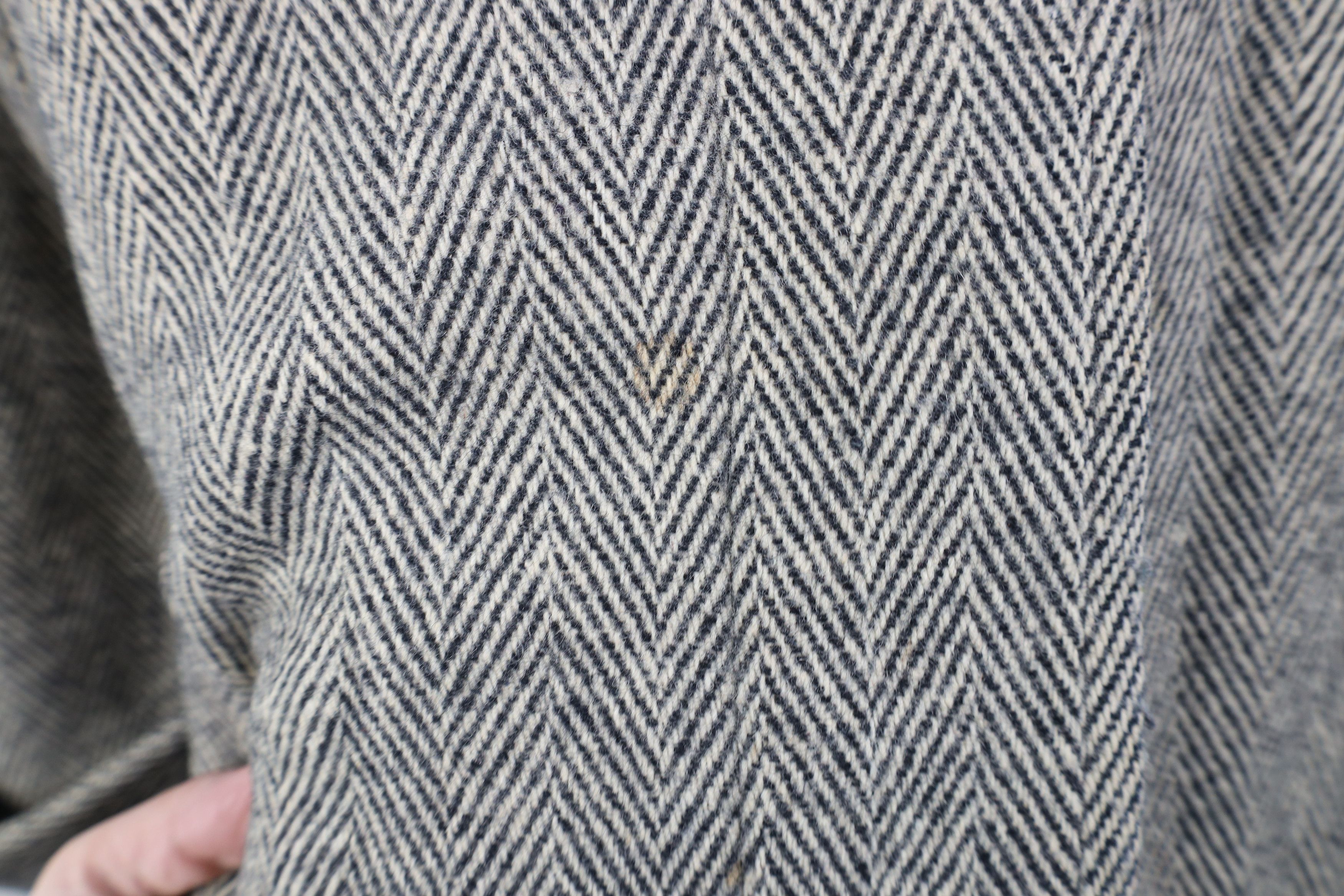 Vintage Vintage 70s Streetwear Heavy Wool Herringbone Jacket USA Size XXL / US 16-18 / IT 52-54 - 6 Thumbnail