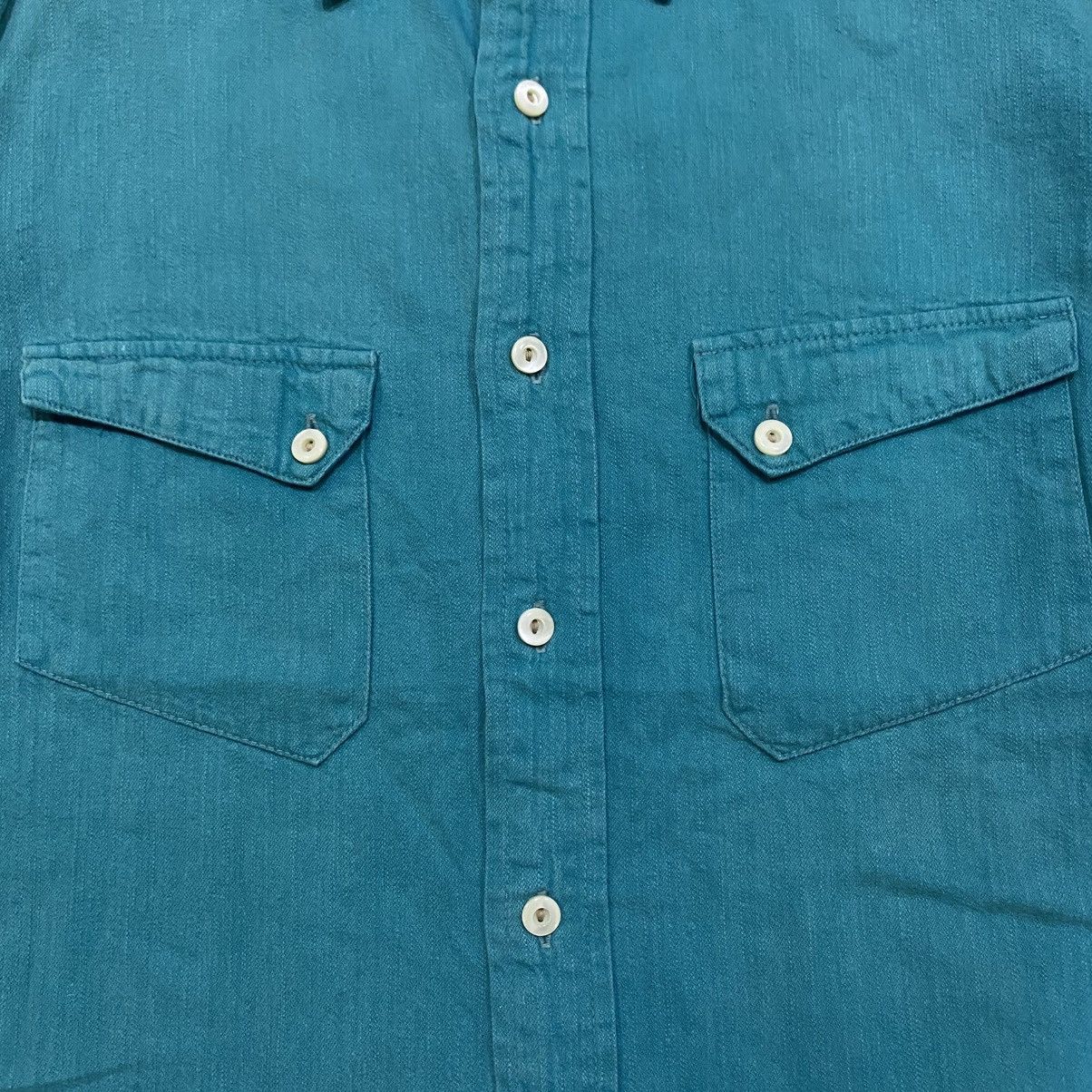The Real McCoy's ‼️LAST DROP‼️Vintage Joe McCoy Western Pocket Selvedge Shirt Size US M / EU 48-50 / 2 - 12 Thumbnail