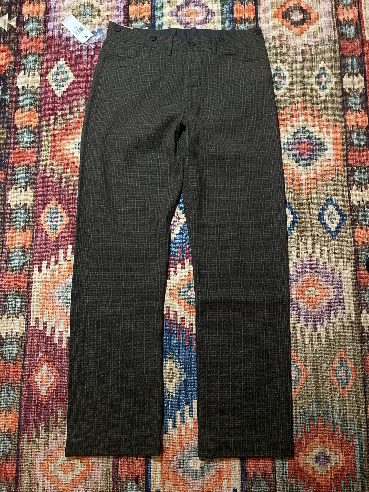 RRL Ralph Lauren RRL Rare Plaid Work Pants Size US 32 / EU 48 - 1 Thumbnail