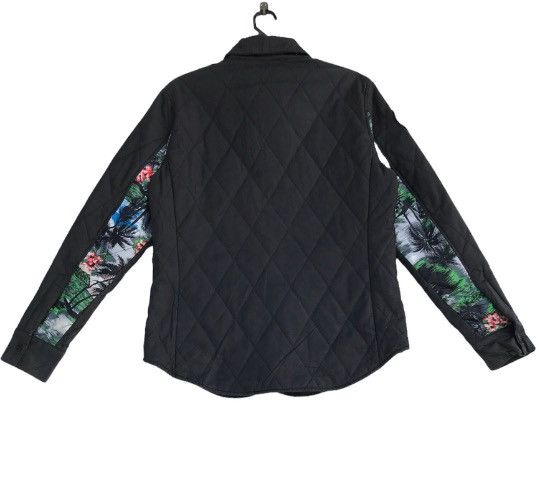 Hurley × Vintage Rare HURLEY quilted snap button hawaiian motive part jacket Size US L / EU 52-54 / 3 - 7 Thumbnail