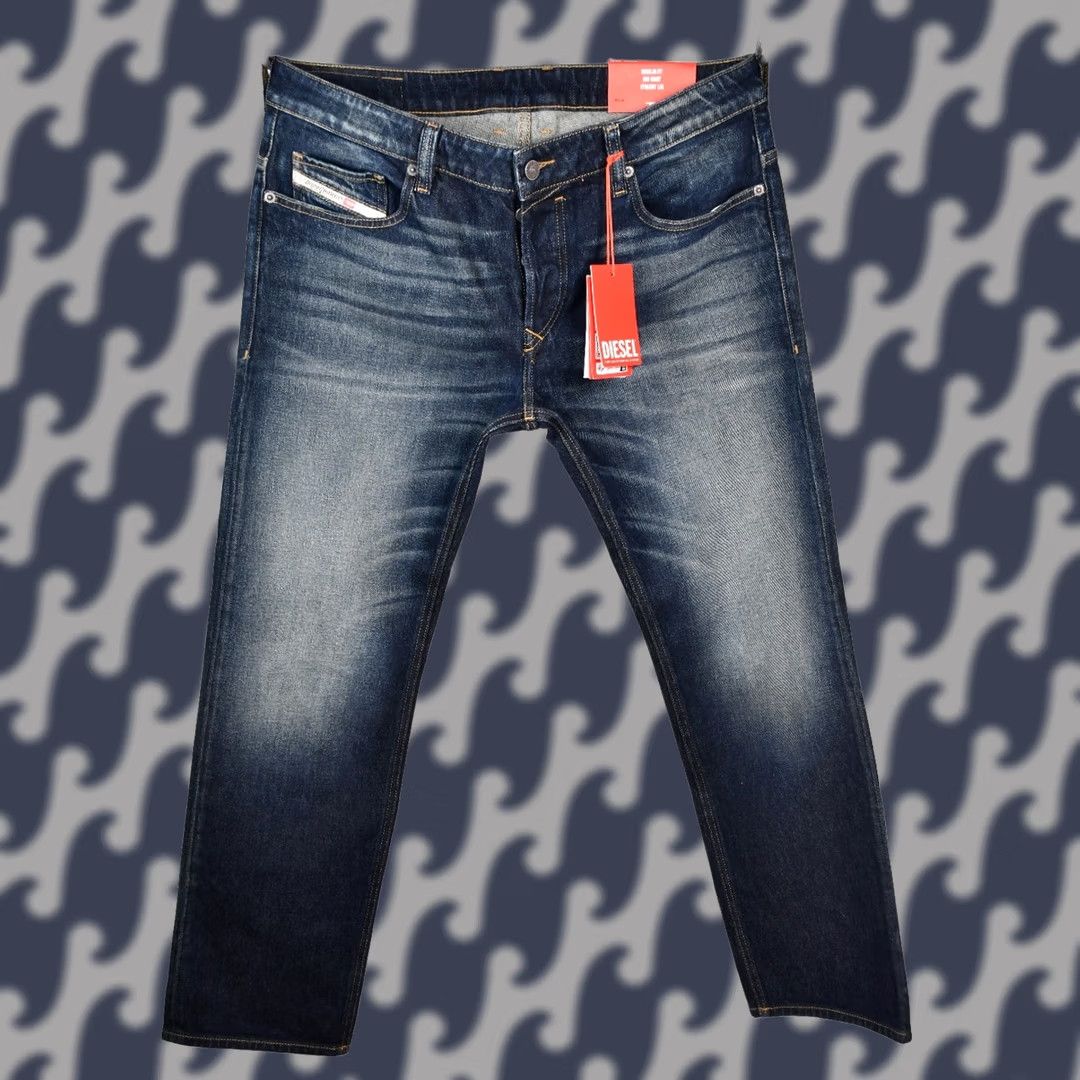Diesel Diesel SAFADO-X Straight R0EP9 Jeans Men W36/L30 Blue 5-Pocket Stretch Denim Brand Diesel SAFADO-X Jeans Mens Size US 36 / EU 52 - 1 Thumbnail