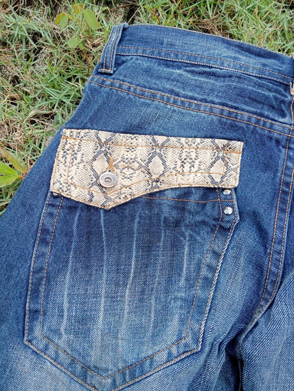 semanticdesign VINTAGE SEMANTIC DESIGN JAPAN SNAKE SKIN STYLE JEANS Size US 33 - 4 Thumbnail