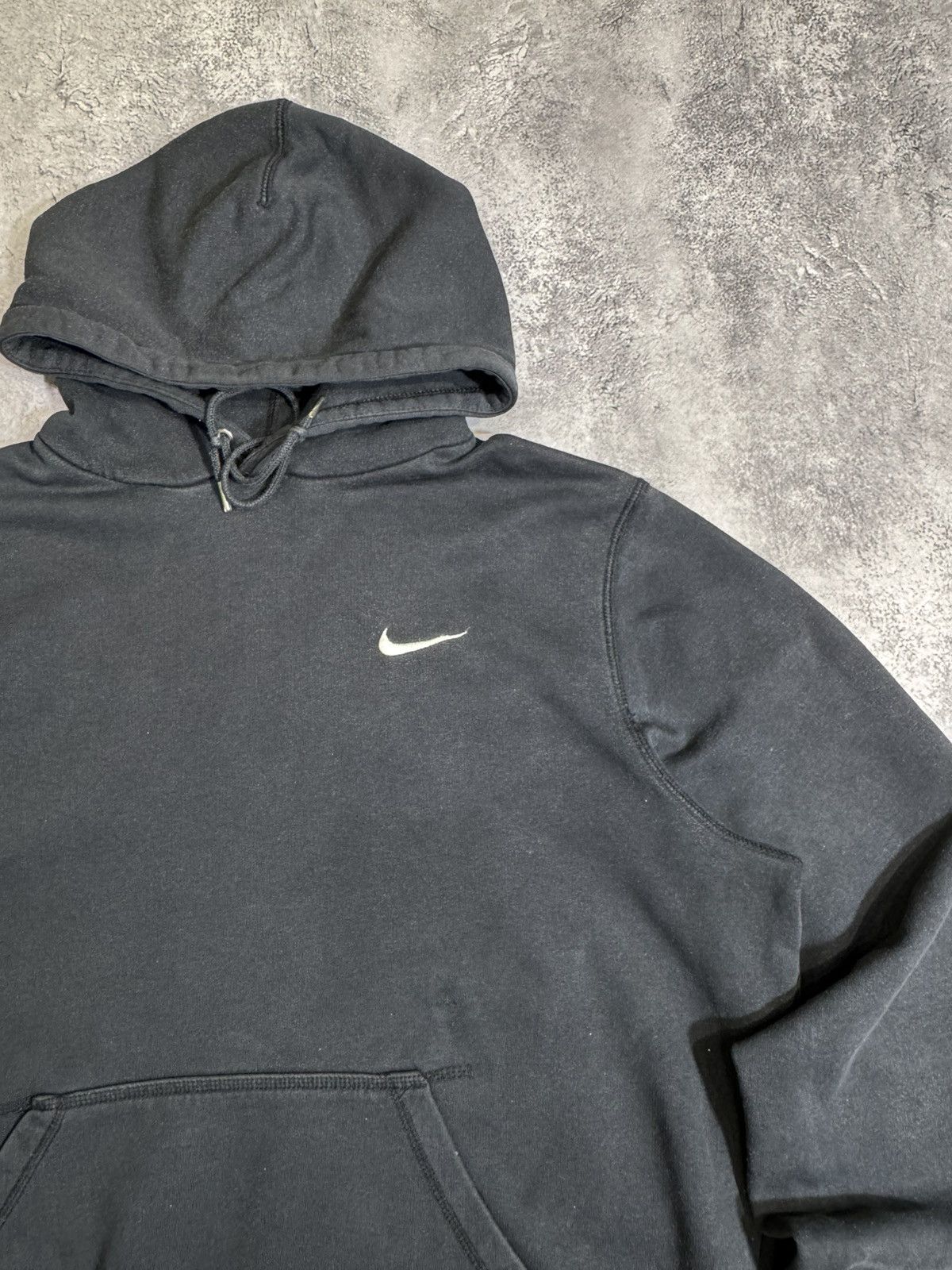 Nike × Vintage Hoodie Nike Vintage Mini Swoosh Y2k Style Black Size US L / EU 52-54 / 3 - 3 Thumbnail