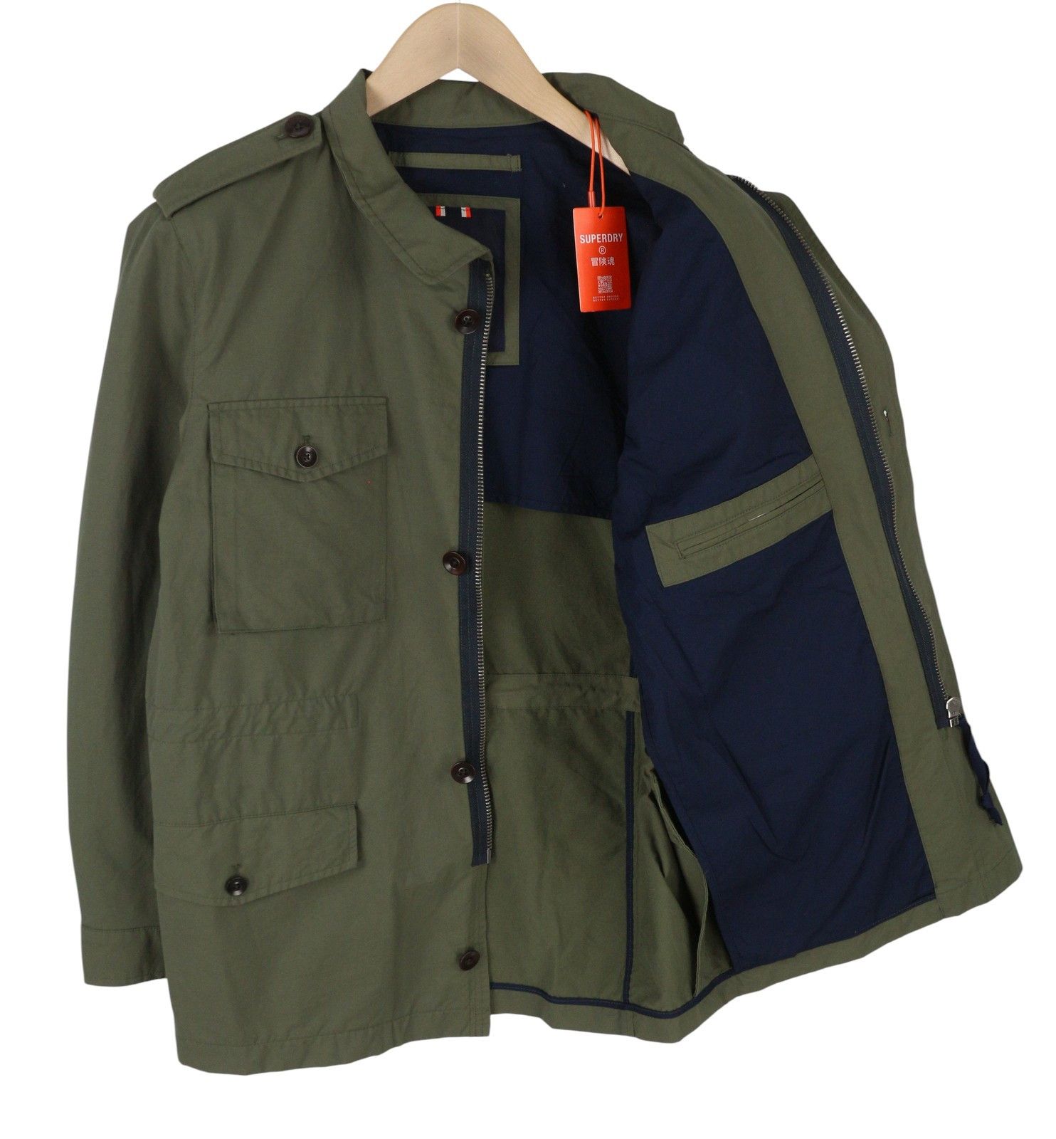 Superdry Tech Field M Green Half Lined Light 87137 Size US M / EU 48-50 / 2 - 4 Thumbnail