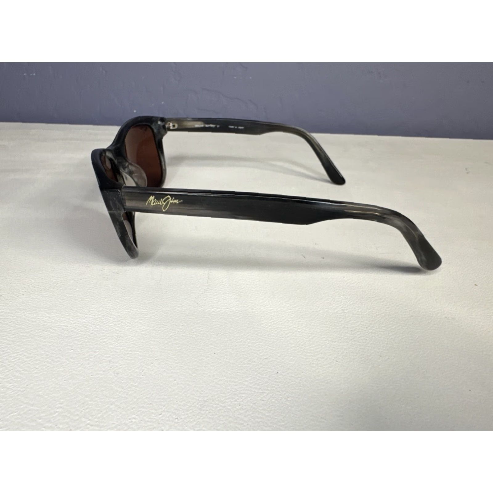 Maui Jim Maui Jim Ka'a Point MJ713-27 Polarized Charcoal Gray FRAMES ONLY Sunglasses Size ONE SIZE - 3 Thumbnail
