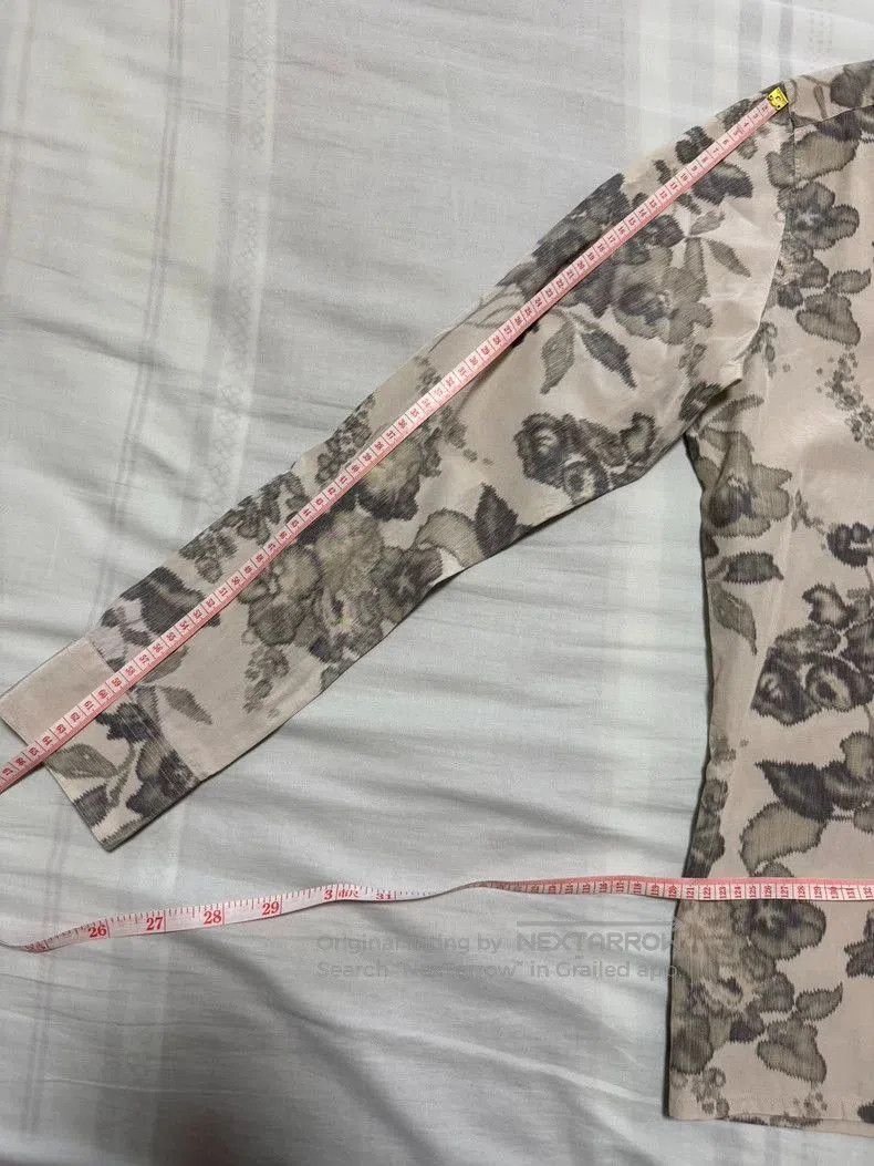 Hermes Hermes Silk Cotton Floral Shirt. Size US XL / EU 56 / 4 - 6 Thumbnail