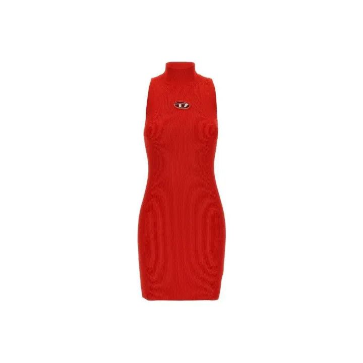 Diesel Y2K Sleeveless Red Dress for Women 0079