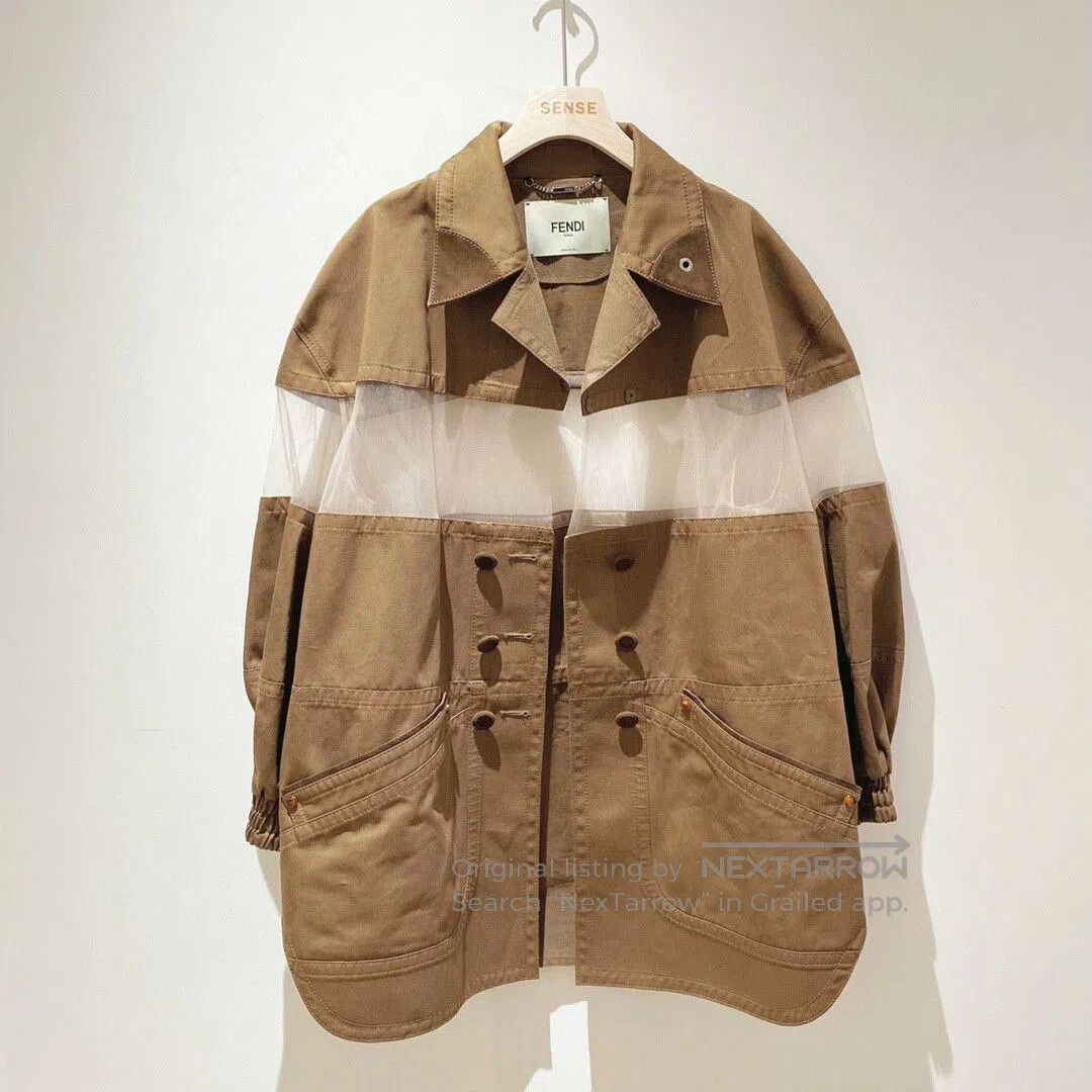 Fendi Fendi Men's Trench Coat Size 44. Size US S / EU 44-46 / 1 - 1 Thumbnail