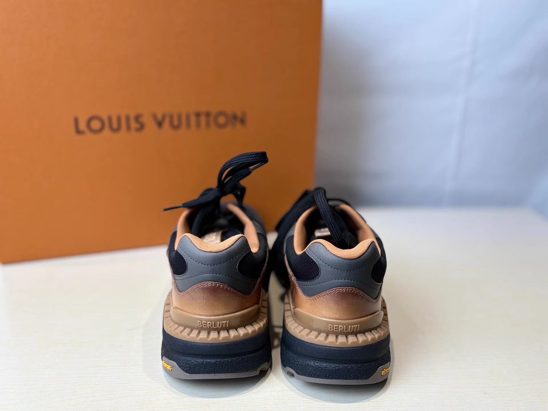 Berluti Berluti Skyrunning Leather & Nylon Sneaker K36 Size US 8 / EU 41 - 3 Thumbnail