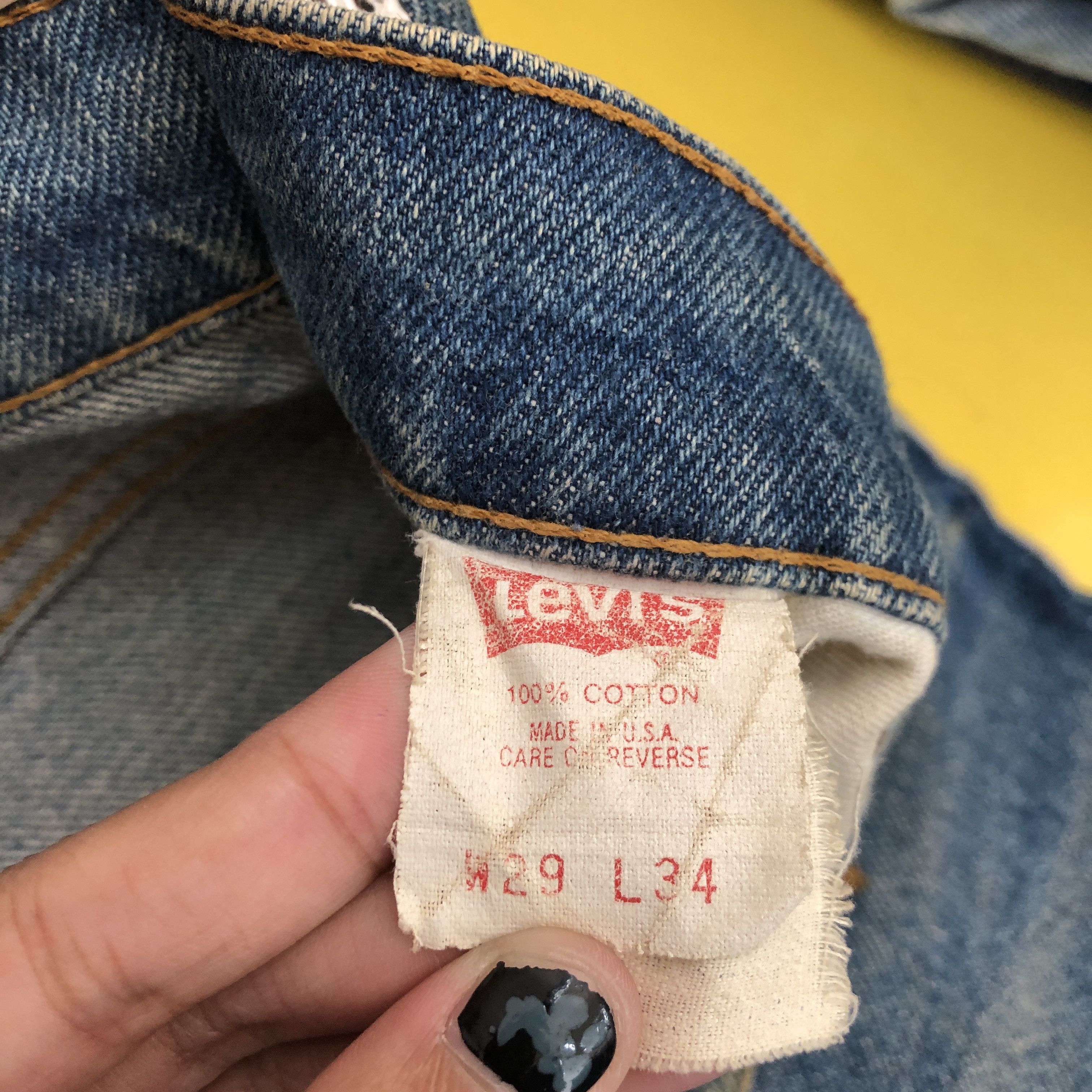 Levi's Vintage Levis 510 Stonewash Jeans Levi's Mud Faded Denim Size 28" / US 6 / IT 42 - 6 Thumbnail
