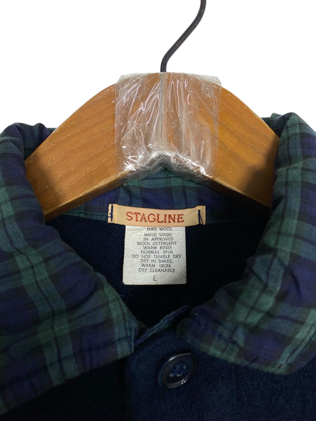 Vintage Rare‼️ Vintage Stagline Pure Wool Shirt Size US M / EU 48-50 / 2 - 5 Thumbnail