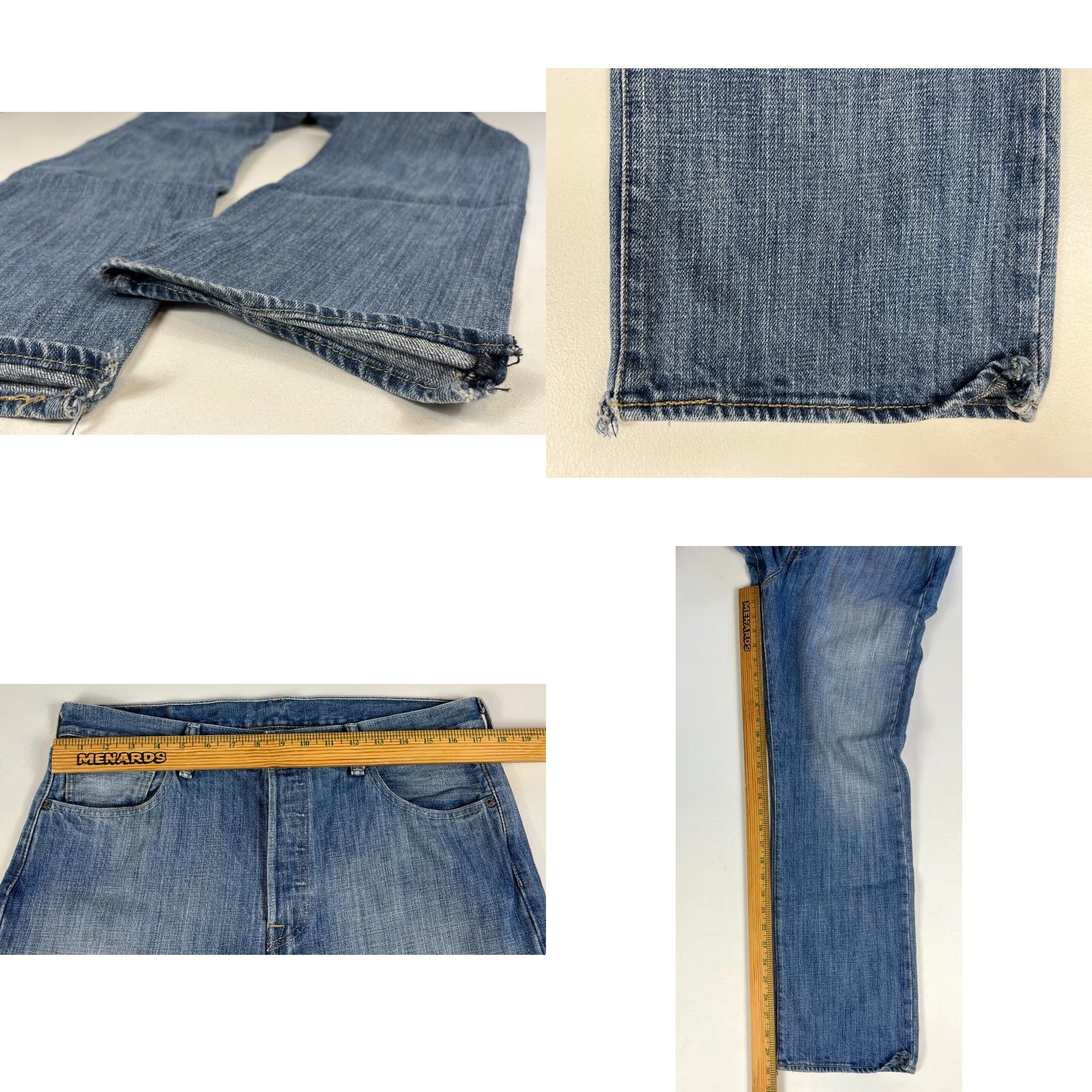 Levi's Levi's 501 Jeans Medium Wash Regular Size 34x30 Blue 5-Pocket Denim Straight Mens Jeans Size US 34 / EU 50 - 9 Thumbnail