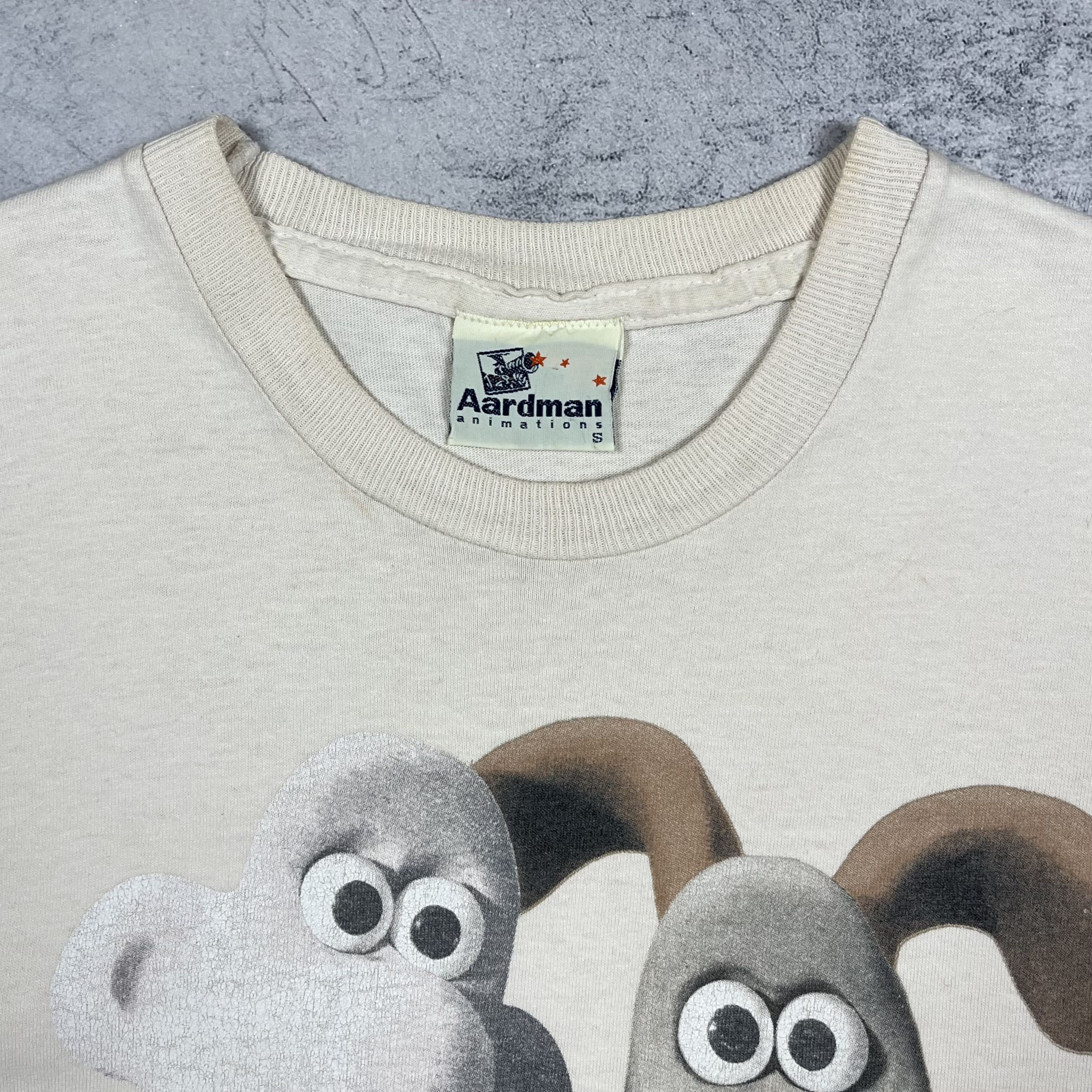 Cartoon Network Vintage Wallace & Gromit Rare Cartoon T Shirt 1989 Size US S / EU 44-46 / 1 - 10 Thumbnail