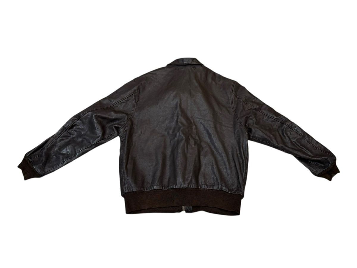 Cockpit USA Army 30-1415 Type A-2 Leather USA Air Force Jacket Large Size US L / EU 52-54 / 3 - 6 Thumbnail