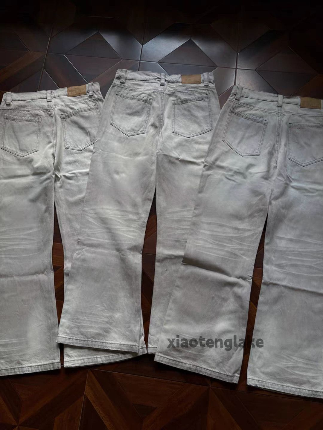 Vintage Custom washed faded punk grunge hiphop baggy jeans Size US 34 / EU 50 - 2 Thumbnail