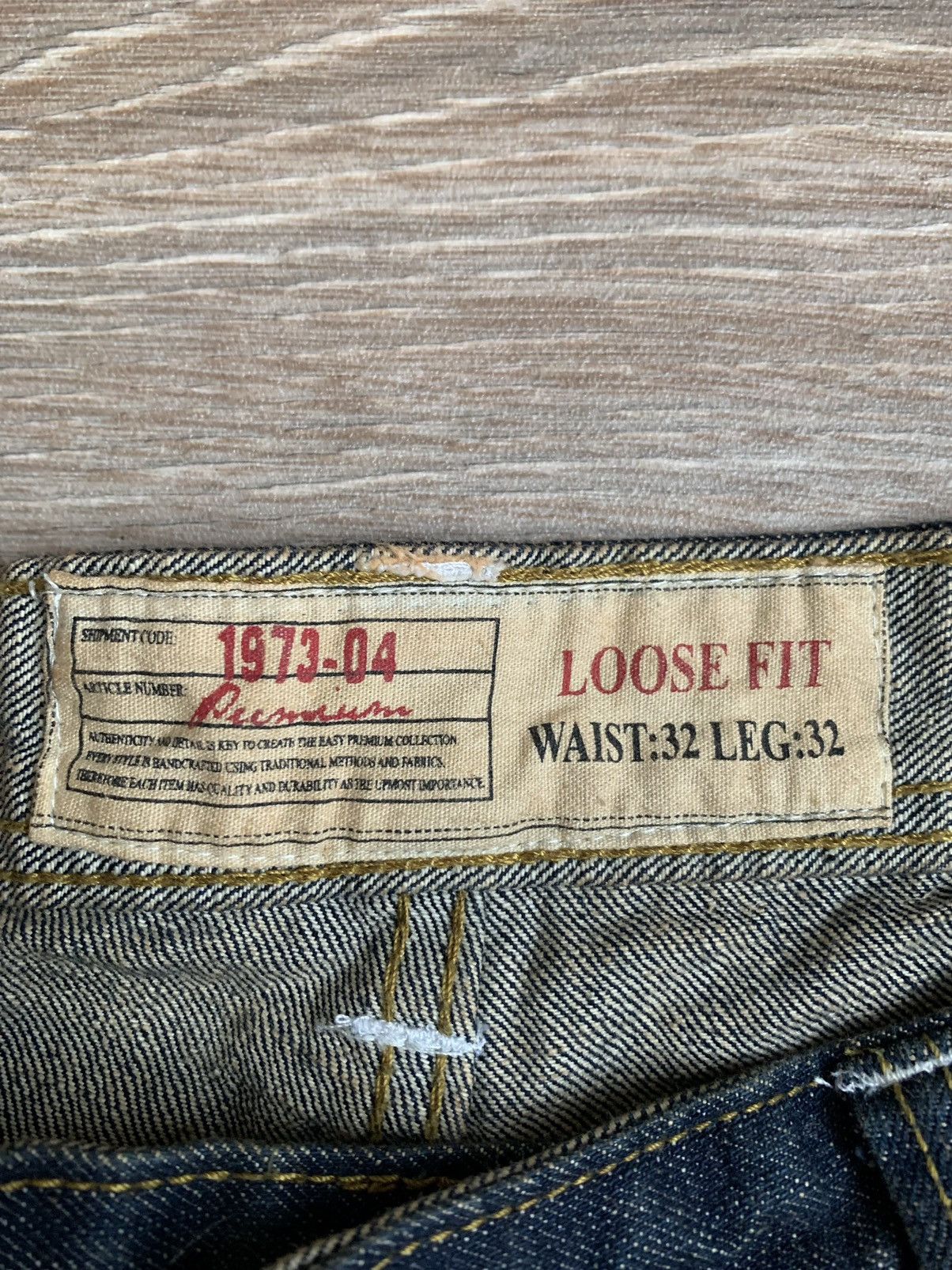 Denime × Japanese Brand Japanese denim jeans loose fit Size US 32 / EU 48 - 5 Thumbnail