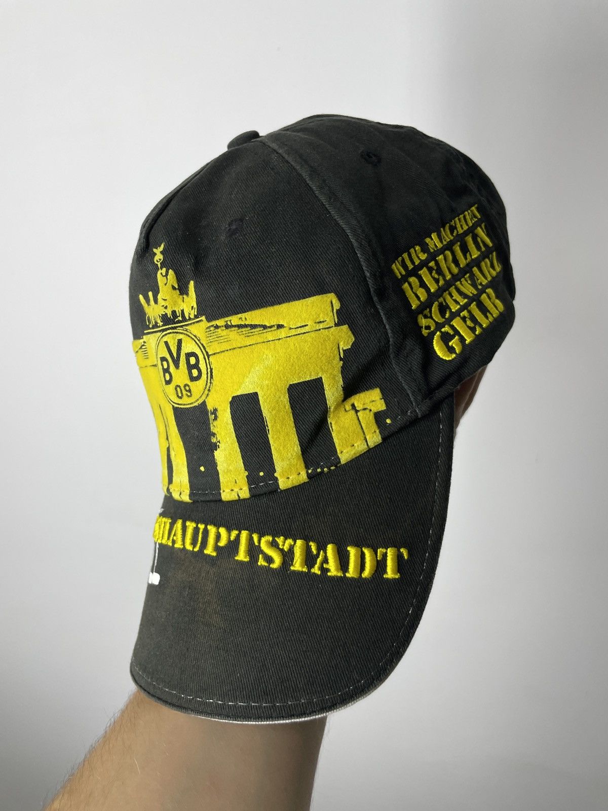 Other Vintage Faded BVB Big logo Embroidered Dortmund Cap Size ONE SIZE - 3 Thumbnail