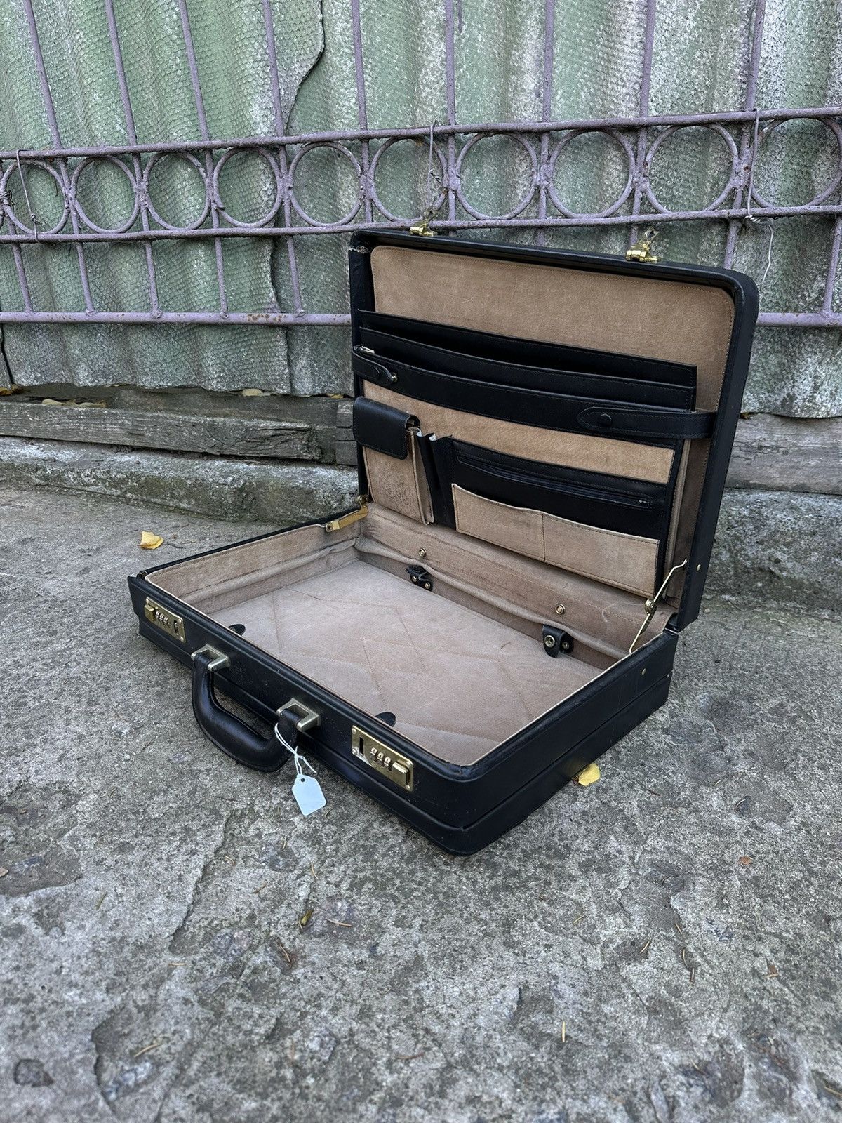Felisi × Leather Felisi briefcase business nylon leather bag | Grailed