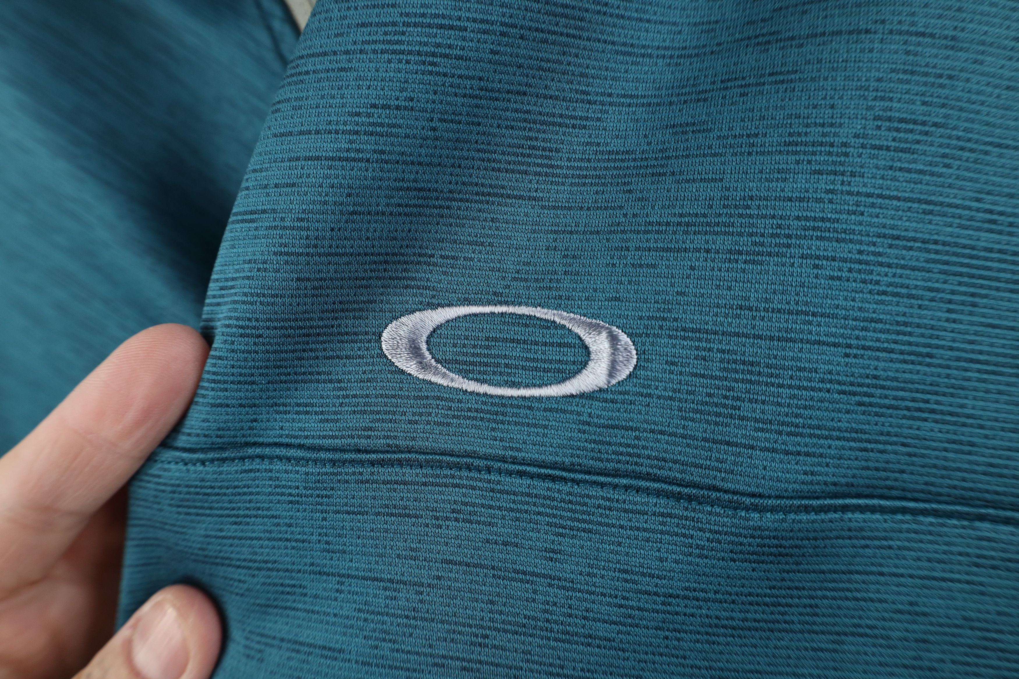 Oakley Vintage Y2K Oakley 1/4 Half Zip Pullover Brushed Sweater Size US XL / EU 56 / 4 - 4 Thumbnail