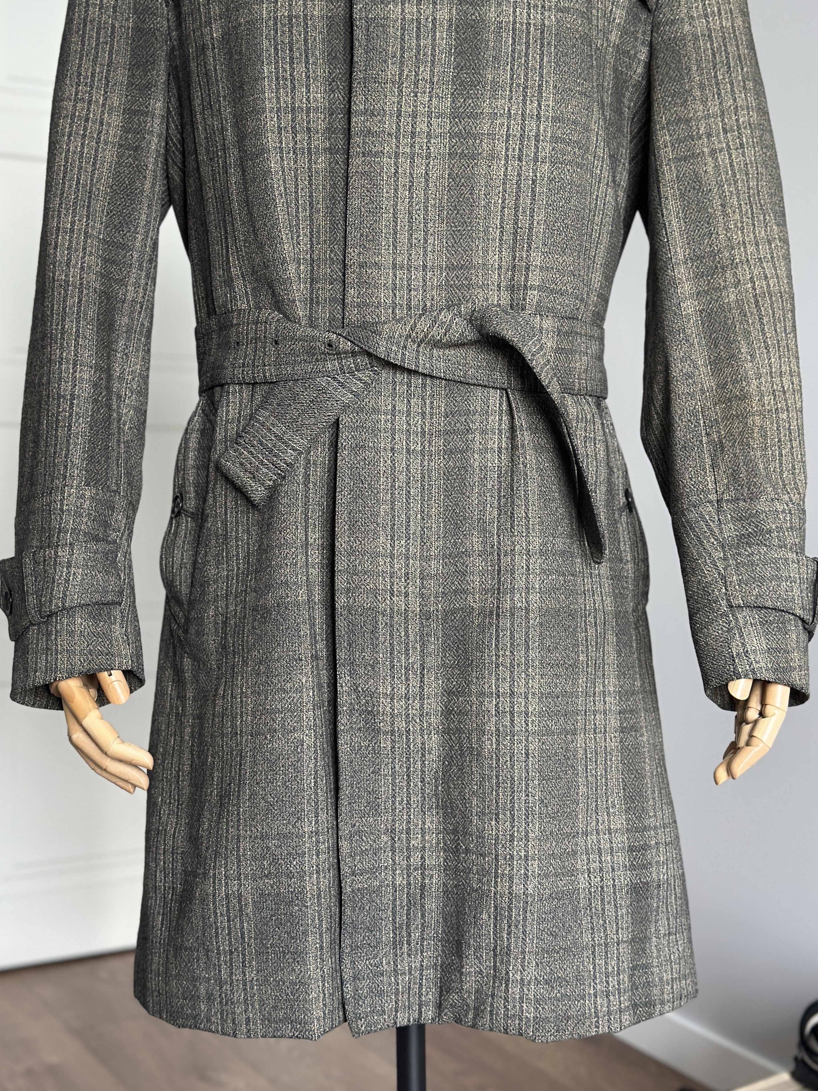 Burberry BURBERRY London Wool Trench Coat With Vintage Effect England Size US M / EU 48-50 / 2 - 3 Thumbnail
