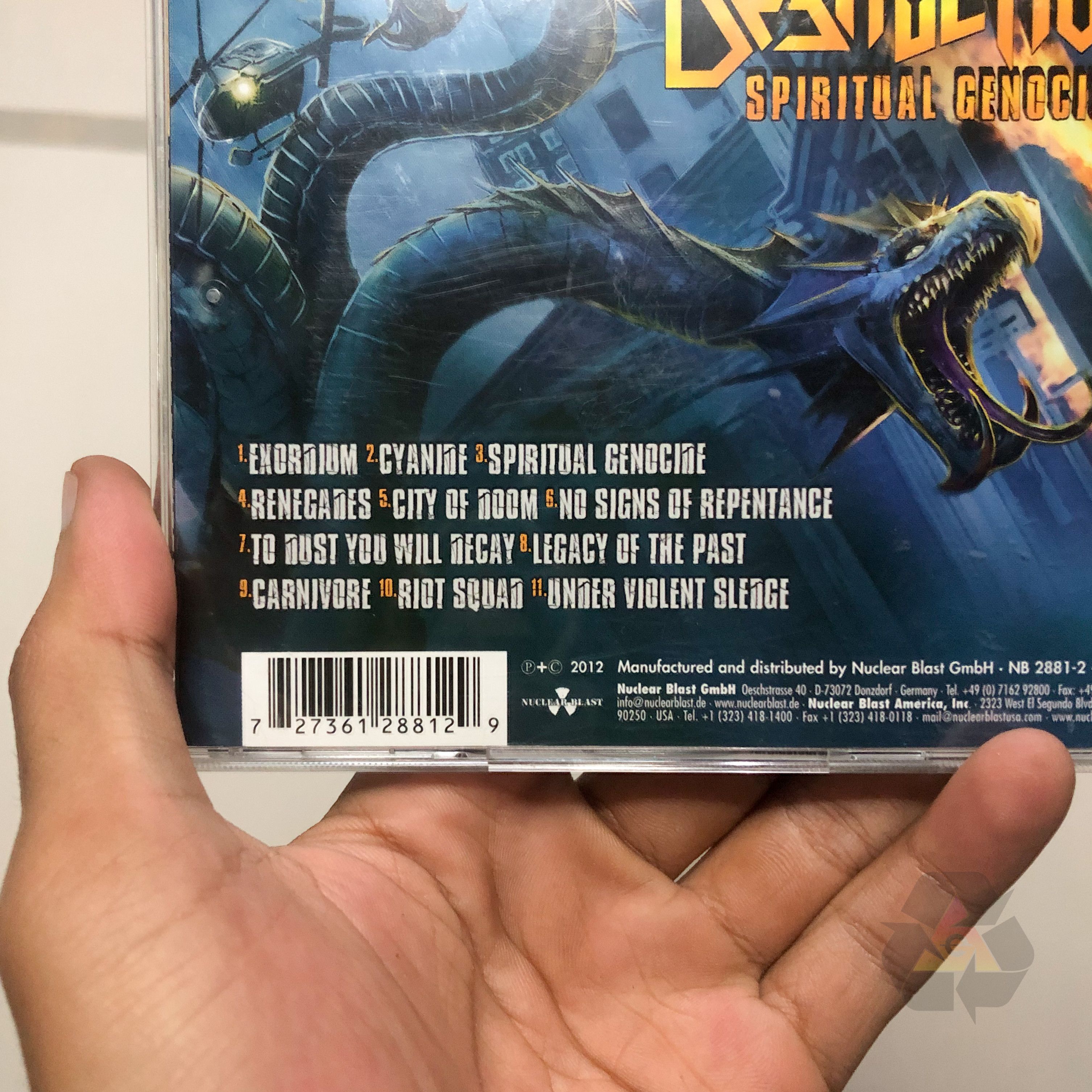 Other CD Destruction Spiral Genocide 2012 Nuclear Blast Size ONE SIZE - 5 Thumbnail
