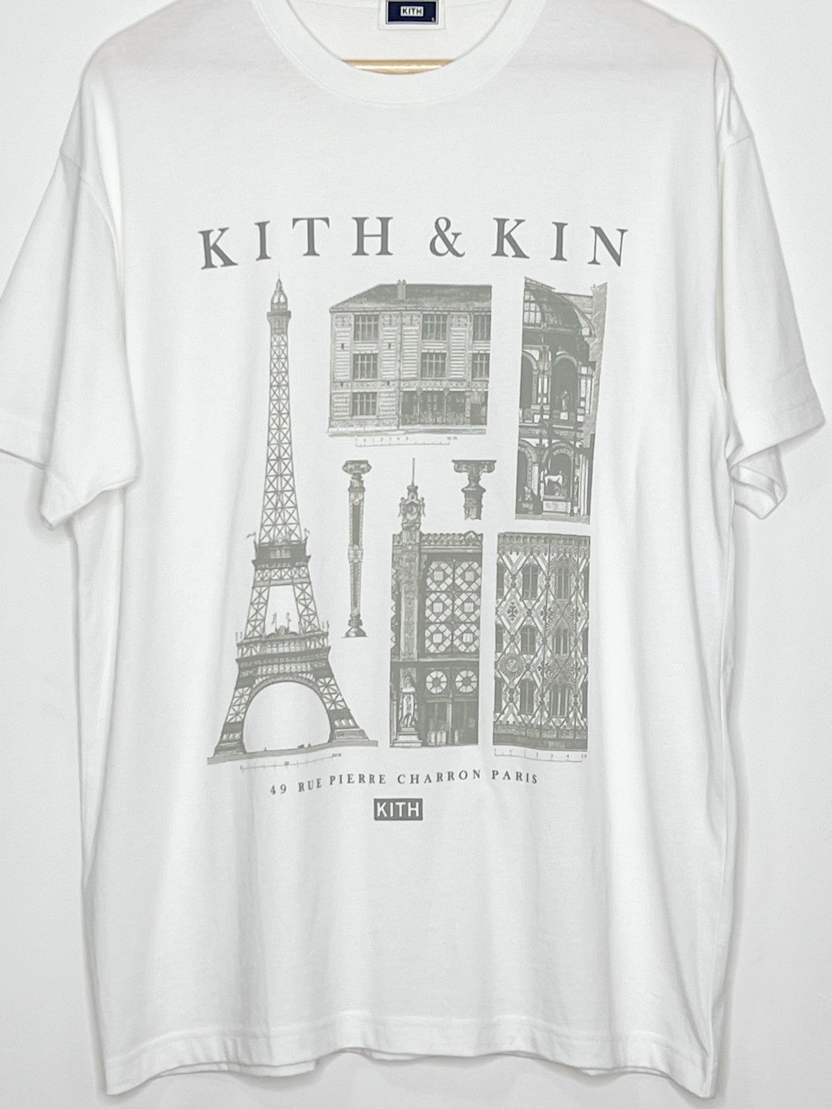 kith ホワイト Tシャツ　美品　今期 DHgate.com:Kith Tokyo Landmark Cherry Blossoms Mount Fuji