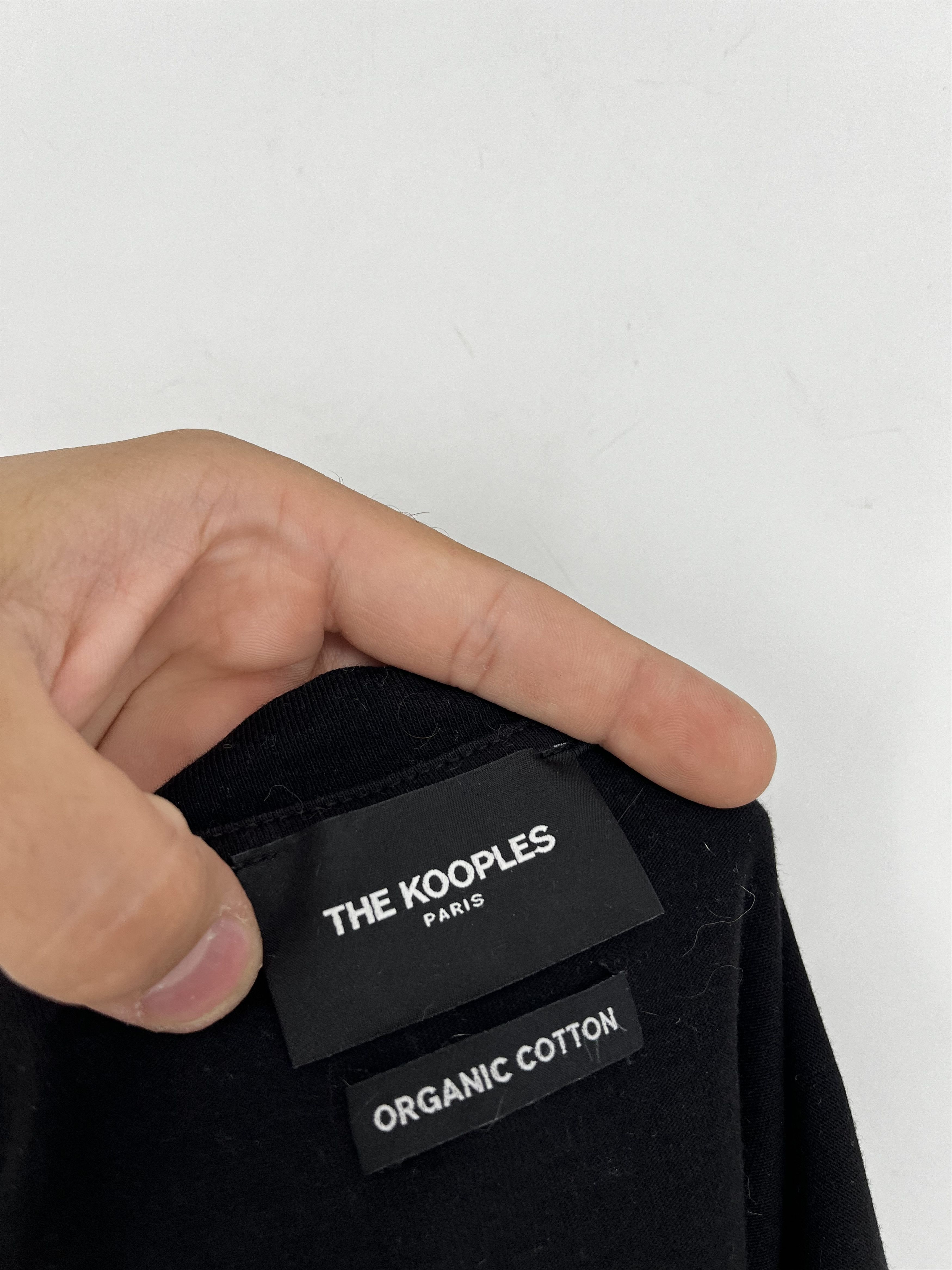 The Kooples The Kooples Shirt Woman's Small Black Cotton Crew Neck Short Size S / US 4 / IT 40 - 5 Thumbnail