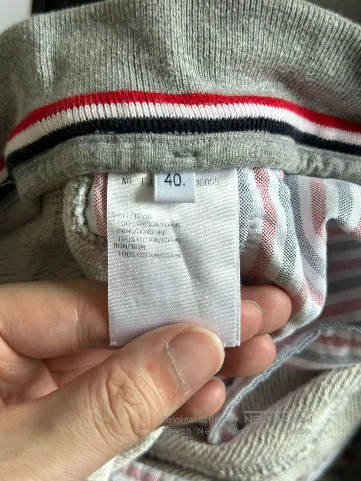 Thom Browne Thom Browne Gray Sweatpants| Size US 40 / EU 56 - 4 Thumbnail