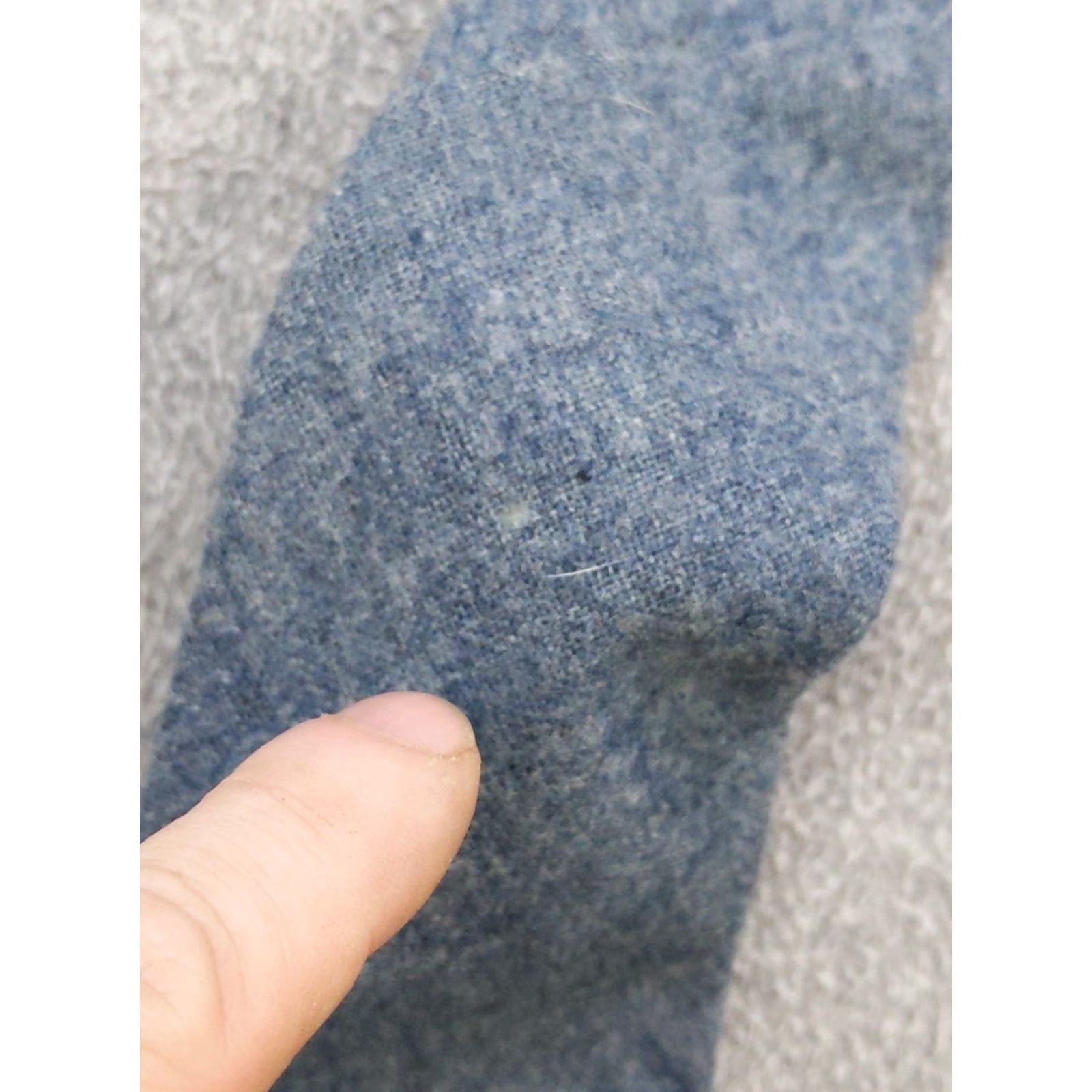 Pendleton VINTAGE Pendleton Tie Mens Wool Necktie Made in USA Blue Solid 57in 3in Width Wool Classic Formal Retro Business Mens Size ONE SIZE - 5 Thumbnail