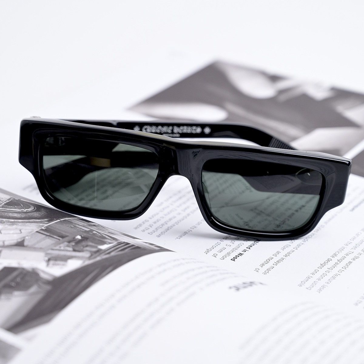 Chrome Hearts CHROME HEARTS GIRTH QUAKE BLACK SUNGLASSES Size ONE SIZE - 3 Thumbnail
