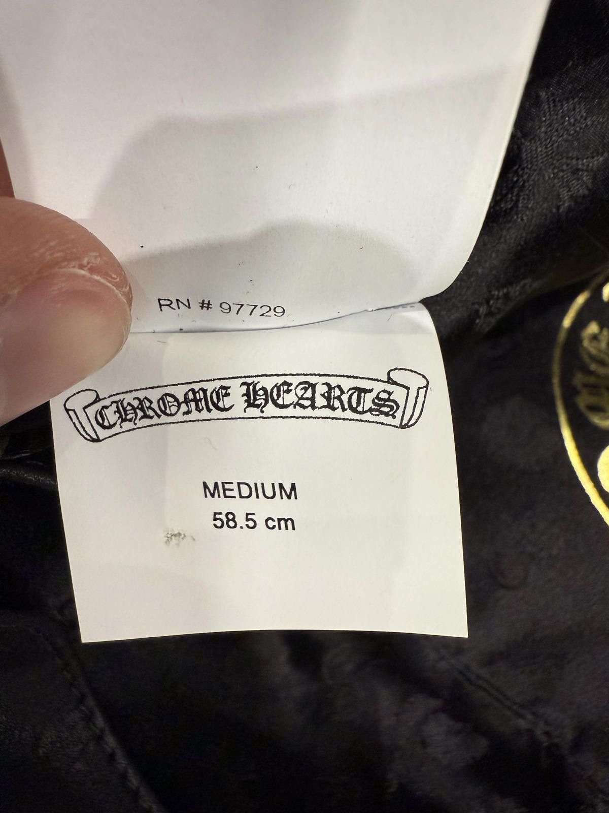 Chrome Hearts Chrome Hearts Cross Leather Patch Bucket Hat in Black Size ONE SIZE - 9 Thumbnail