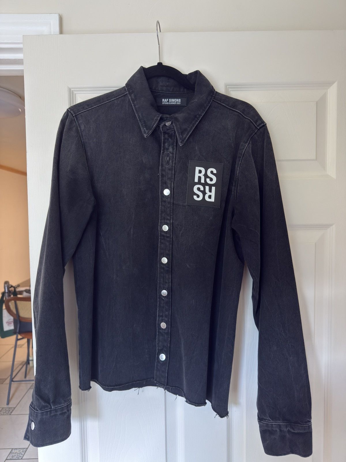 Raf Simons Raf Simons RS Logo Denim Shirt Size US M / EU 48-50 / 2 - 3 Thumbnail