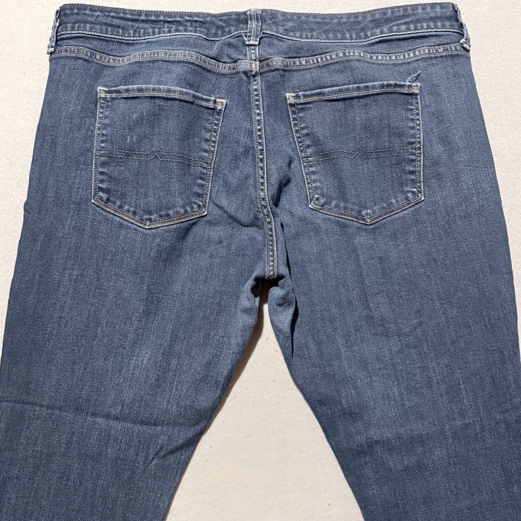 Vintage Arizona Jeans Jeans Women Blue 5-Pocket Stretch Pockets Zip Fly - 17 Short Denim Skinny City 90s Womens Size 38" / US 16 / IT 52 - 4 Thumbnail