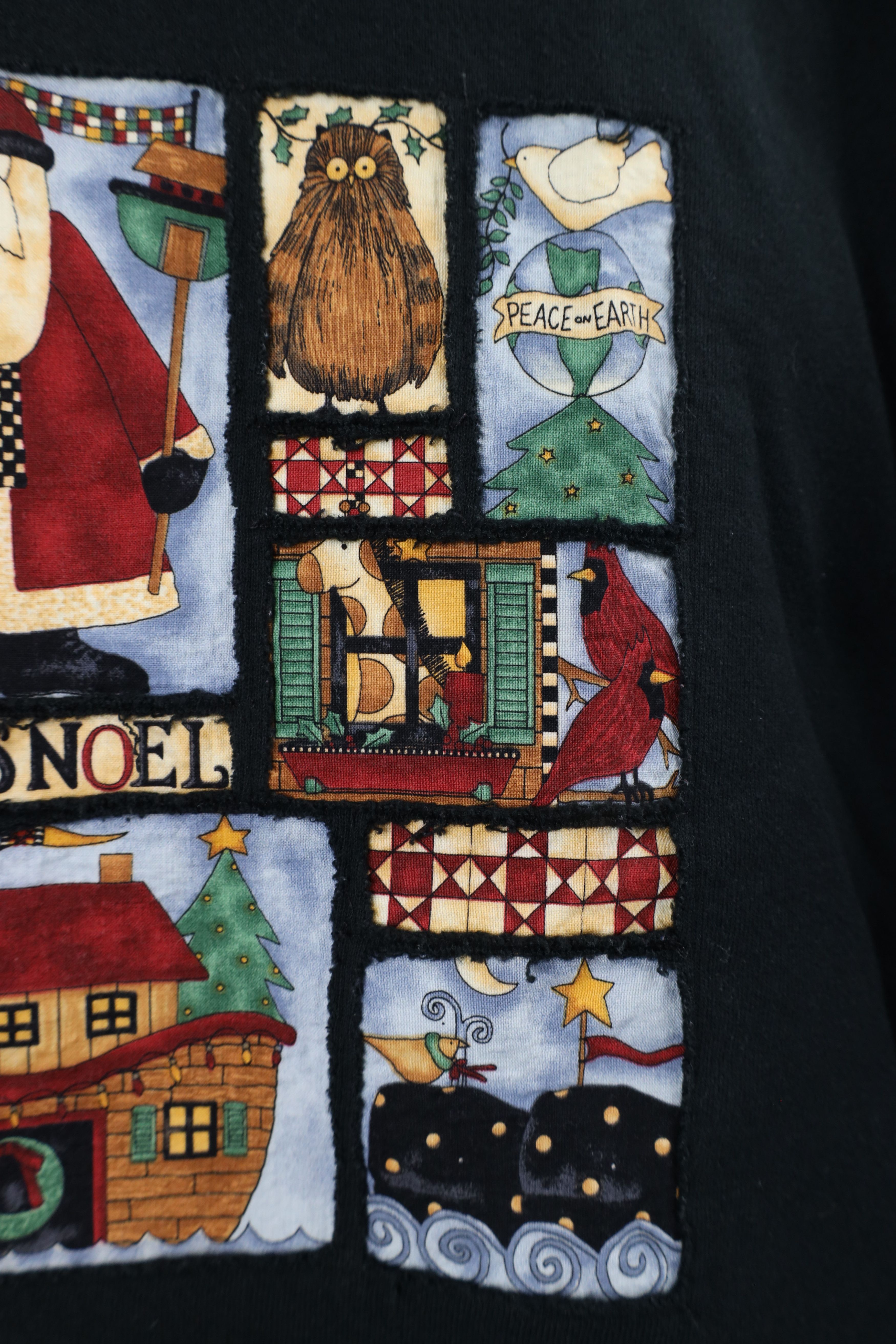 Vintage Vintage 90s Christmas Noahs Ark Crewneck Sweatshirt Size XXL / US 16-18 / IT 52-54 - 6 Thumbnail