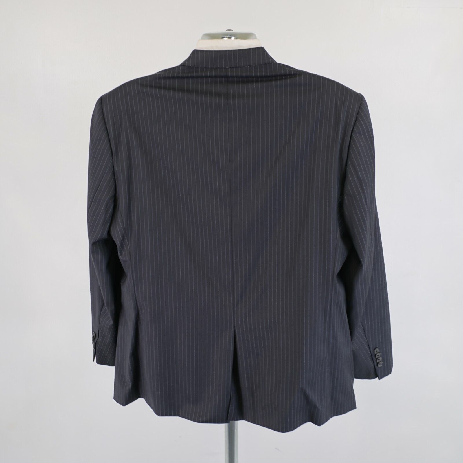 Loro Piana Loro Piana Cremieux Super 130s Wool Gray Striped Denver CT 4 Size 44S - 6 Thumbnail