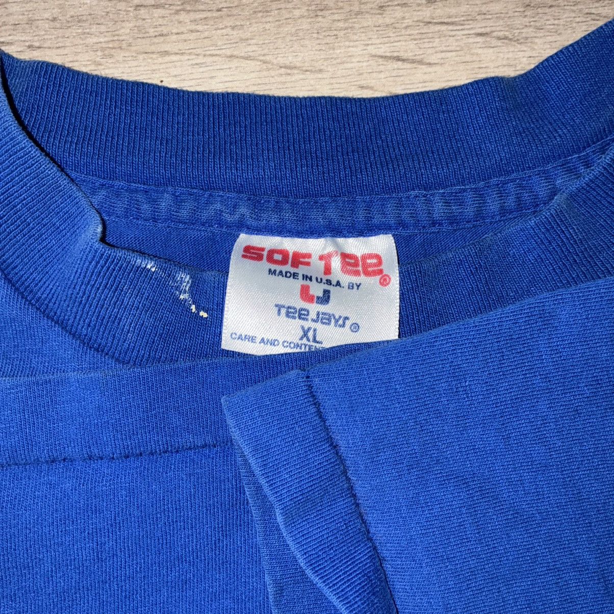 Hanes 90s Louisiana Yard Dog blue fideaux tee shirt Size US L / EU 52-54 / 3 - 3 Thumbnail