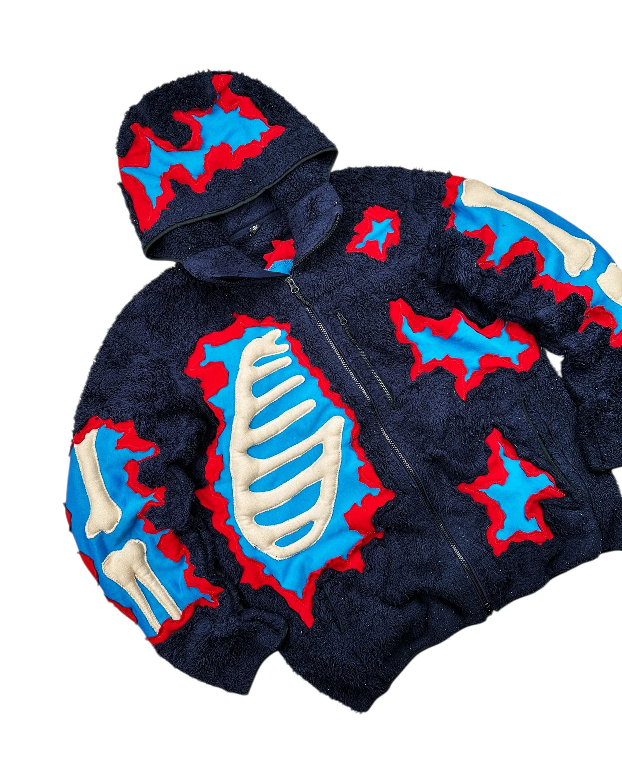 Japanese Brand Re-worked 1 of 1 Bone Puffy Deep Sherpa Jacket Size XL Size US XL / EU 56 / 4 - 10 Thumbnail