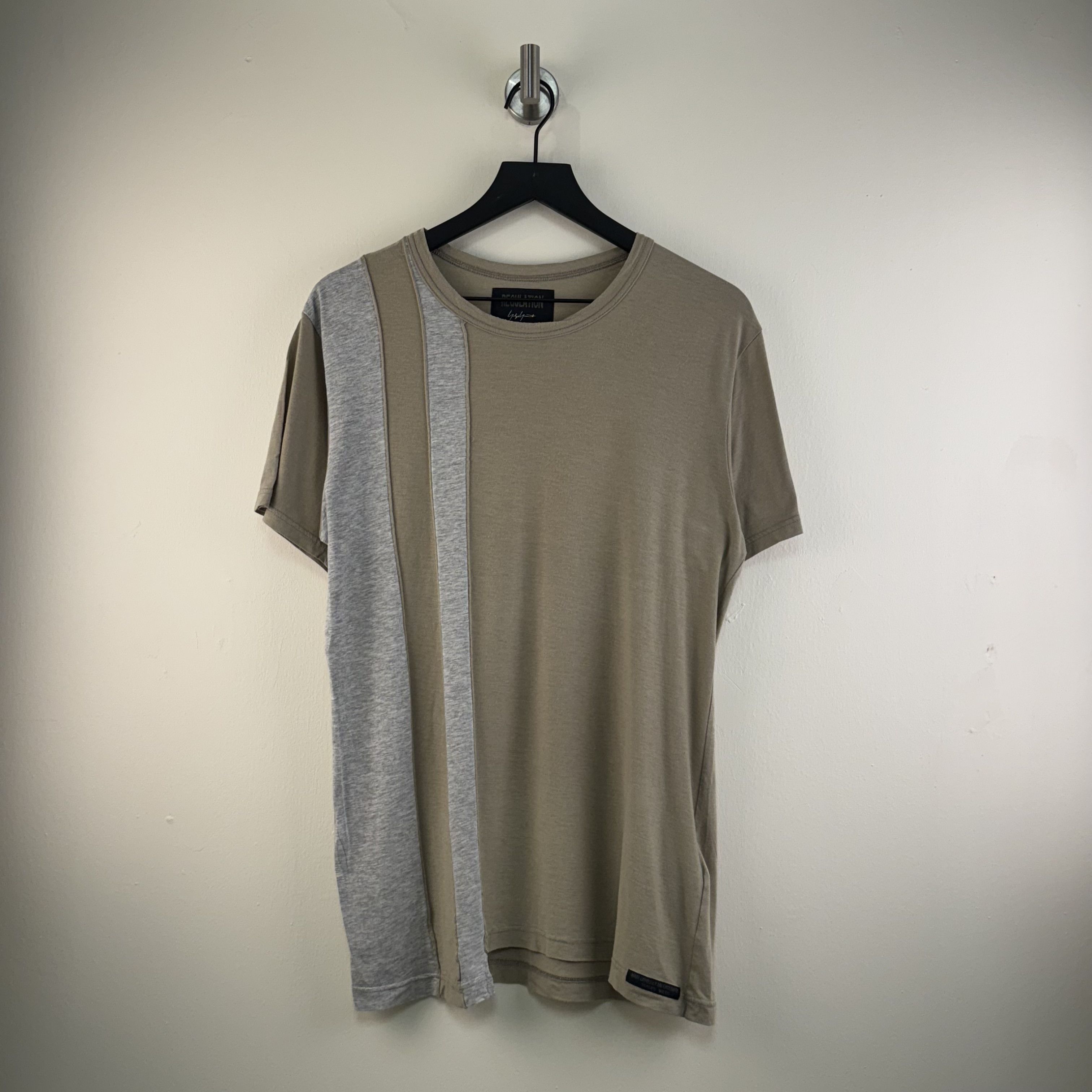 Yohji Yamamoto Yohji Yamamoto Regulation Short Sleeve Cut-and-Sewn T-Shirt Size US L / EU 52-54 / 3 - 1 Thumbnail