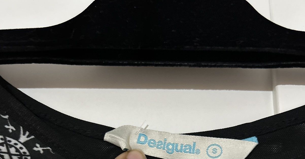 Desigual NWOT DESIGUAL colourful top with sheer sleeves Size M / US 6-8 / IT 42-44 - 5 Thumbnail