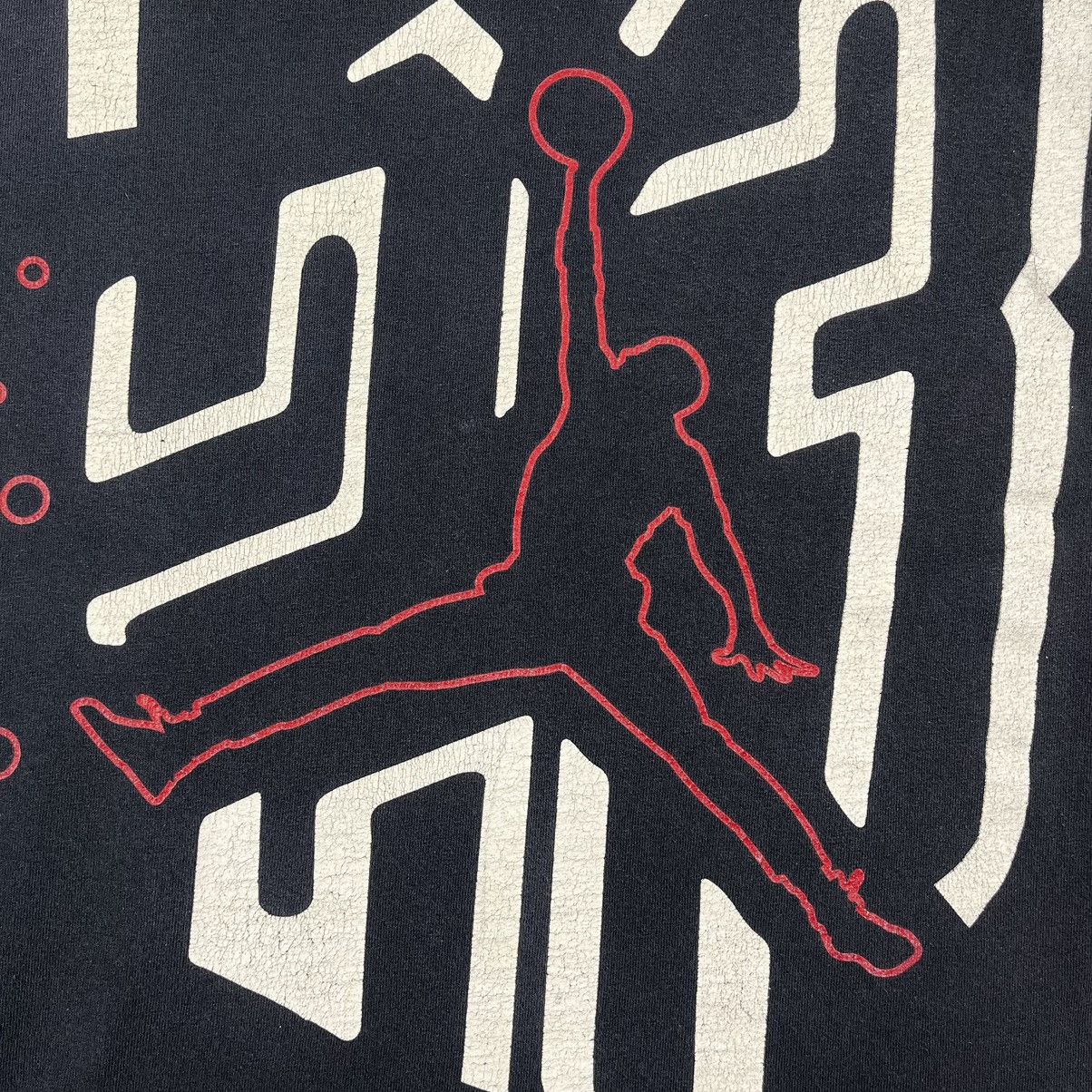 Jordan Brand Vintage Jordan All Over Print reflective rare tee 90’s Size US L / EU 52-54 / 3 - 7 Thumbnail