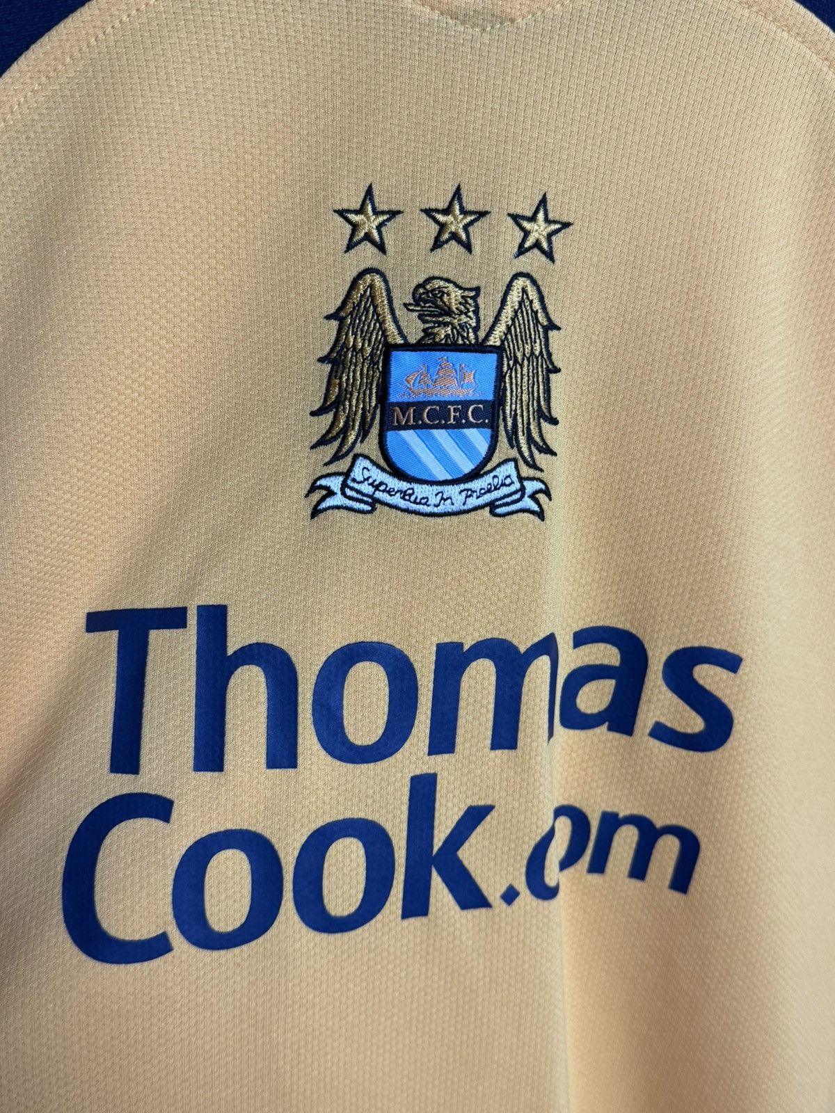 Le Coq Sportif Manchester City 08/09 Goalkeeper Football Long Sleeve Jersey Size US S / EU 44-46 / 1 - 3 Thumbnail