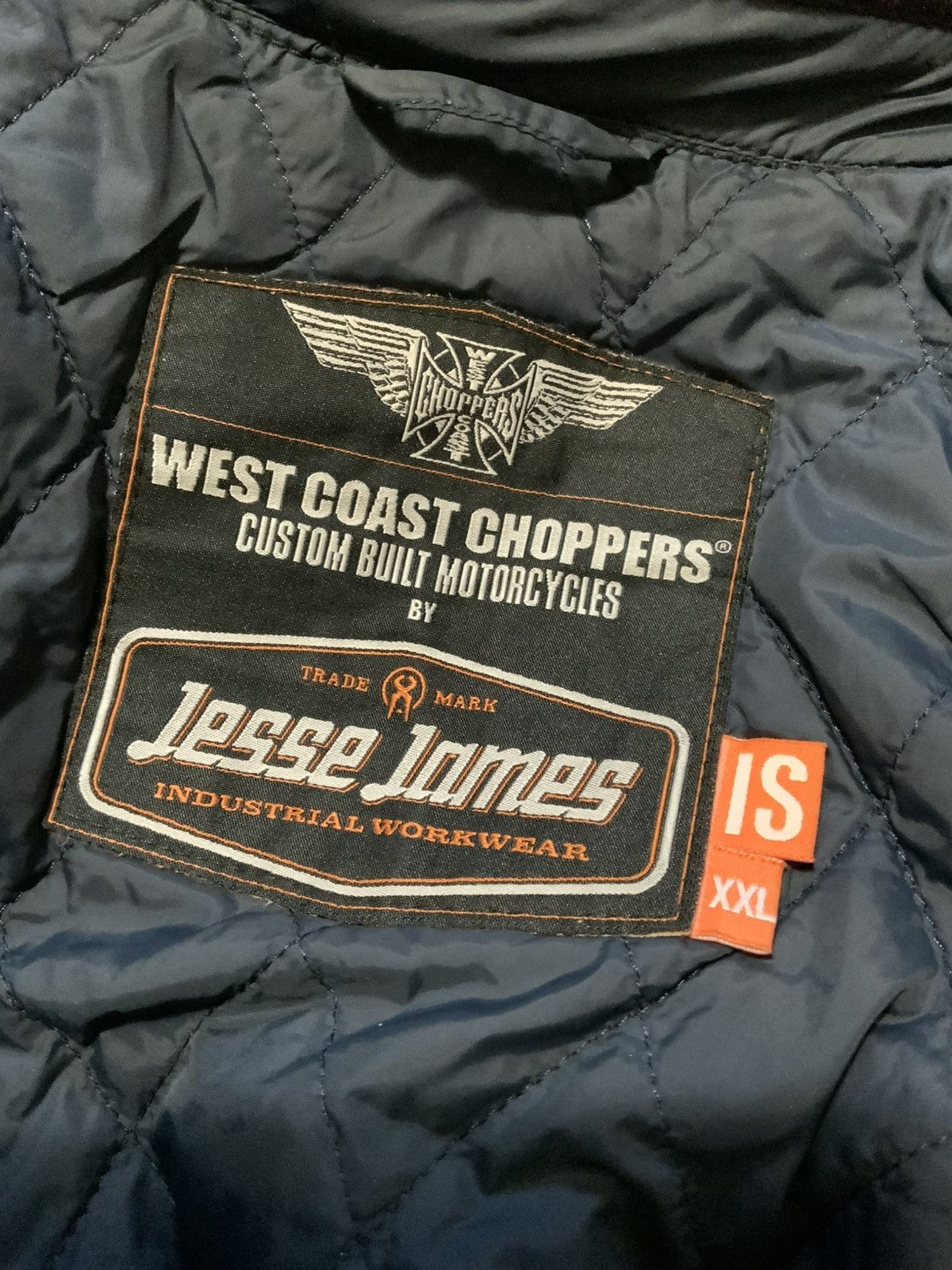 West Coast Choppers Jesse James West Coast Choppers Buffalo Plaid Wool Jacket Size US XXL / EU 58 / 5 - 7 Thumbnail