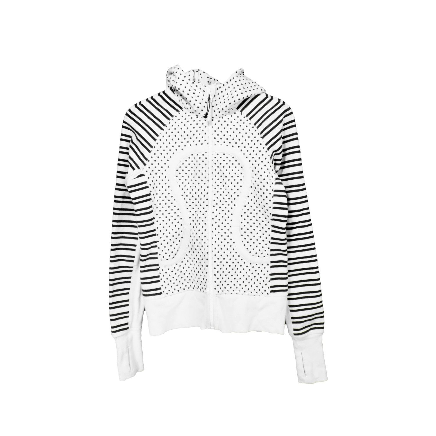 Lululemon LULULEMON SCUBA STRETCH DOT PRINTED TWIN STRIPE ZIP-HOODIE Size M / US 6-8 / IT 42-44 - 1 Thumbnail