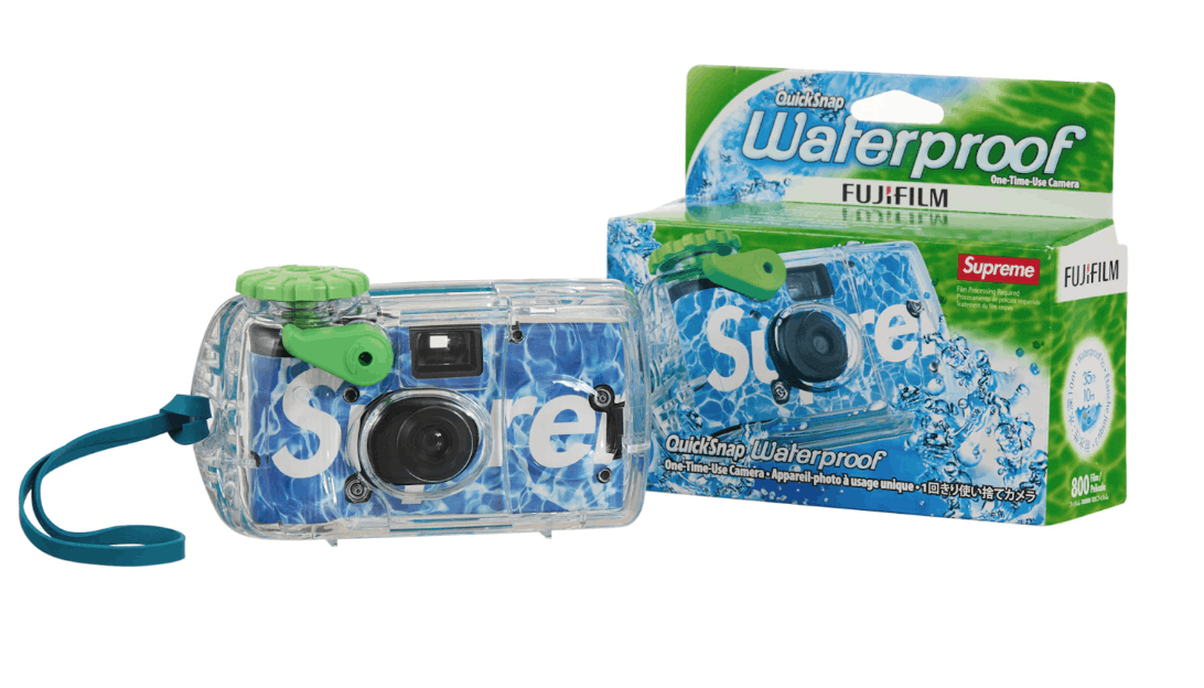 Supreme FujiFilm Waterproof Camera Blue (1pc)