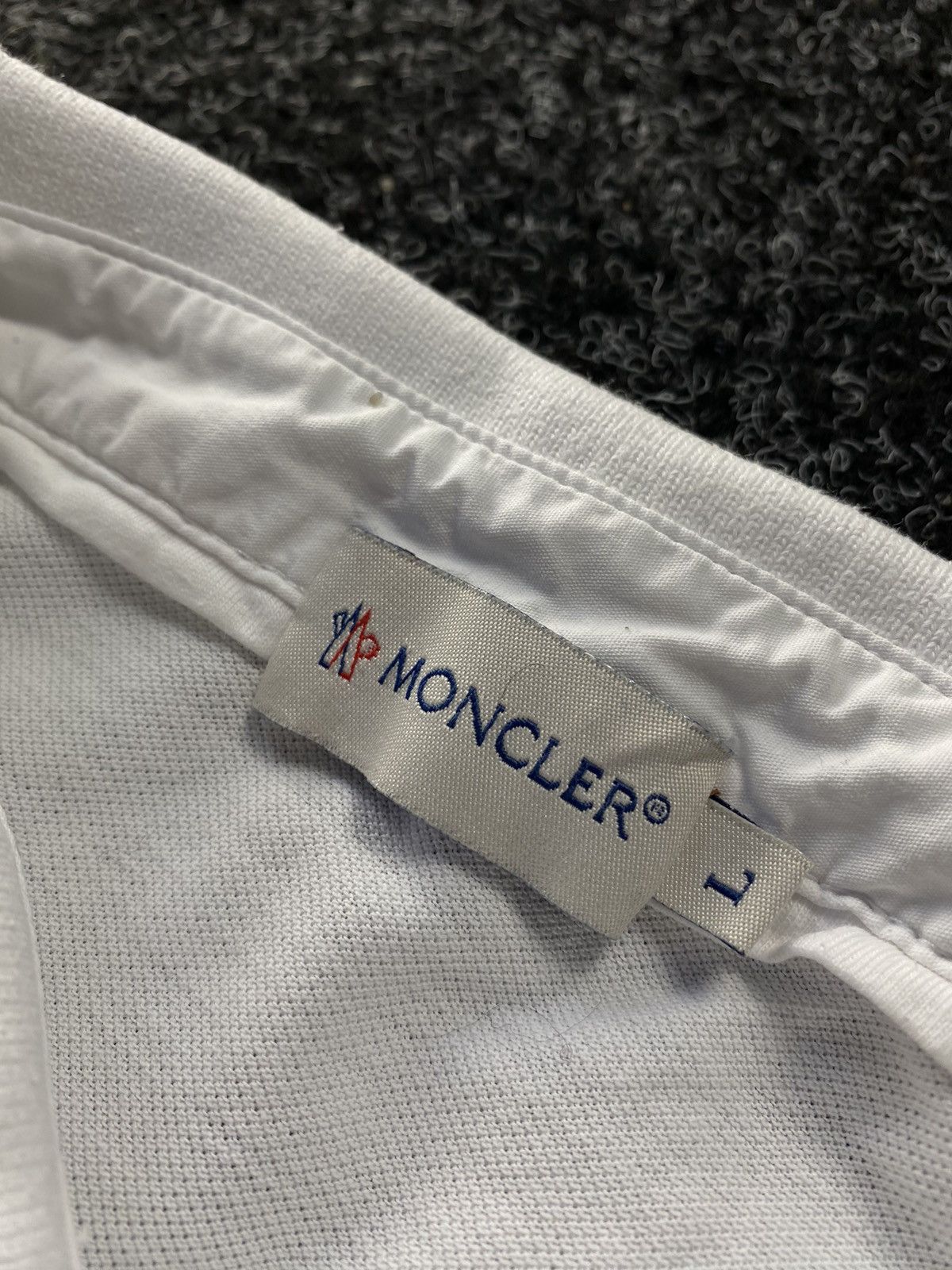 Designer × Moncler × Vintage RARE 🚨Moncler long sleeve polo vintage unisex Size L / US 10 / IT 46 - 4 Thumbnail