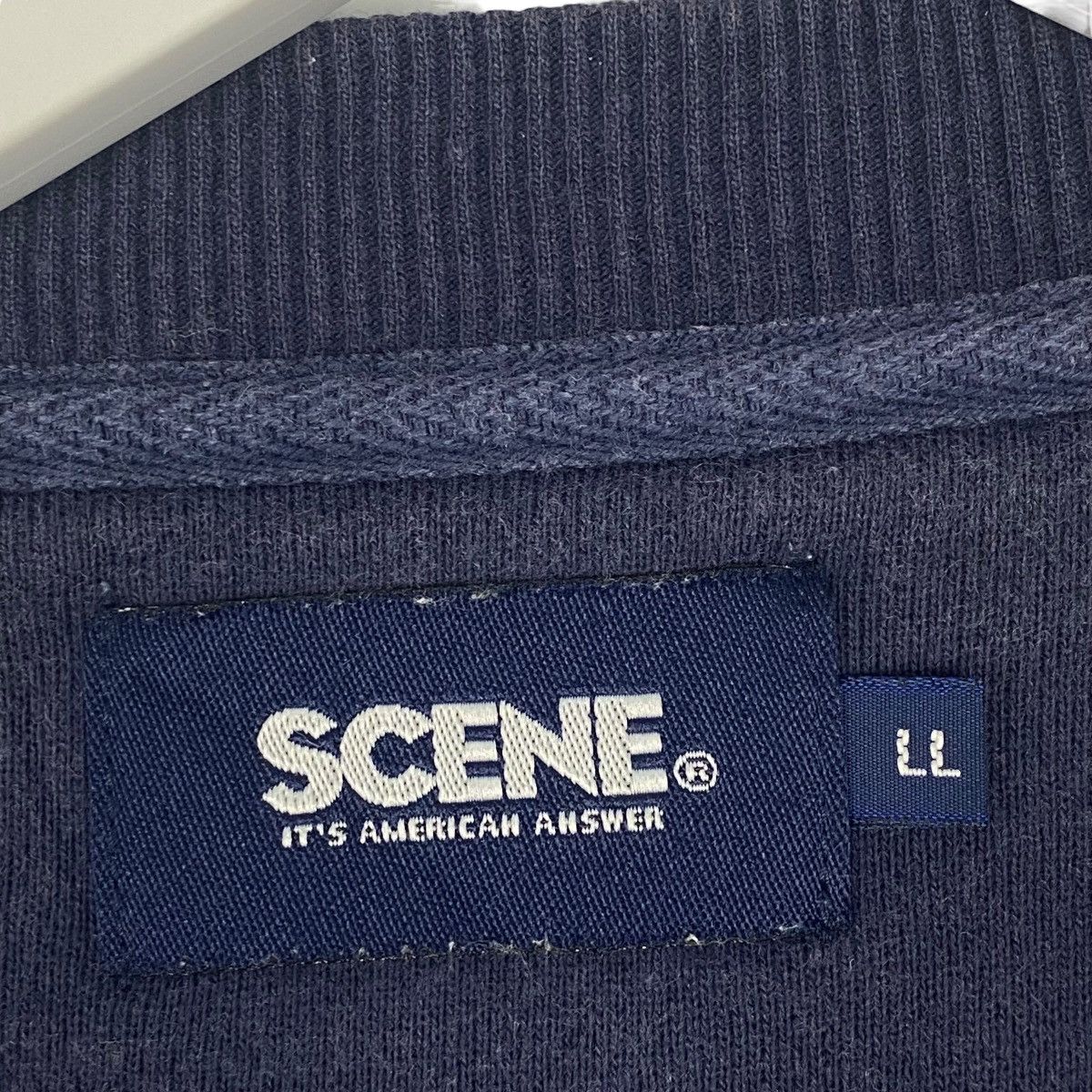 Other Vintage Scene Japan Sweatshirt Crewneck Navy Blue Back Hit Size US L / EU 52-54 / 3 - 8 Thumbnail